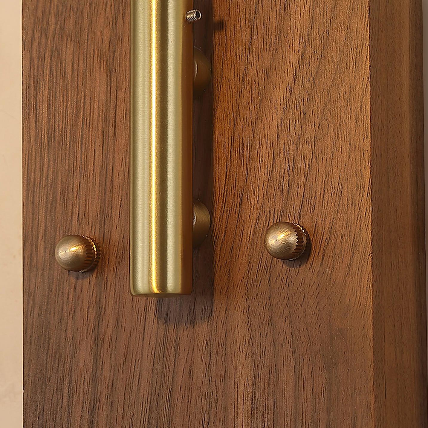 Wall Light Retro Plug In with Brass, Walnut French Elegance - Letslighting