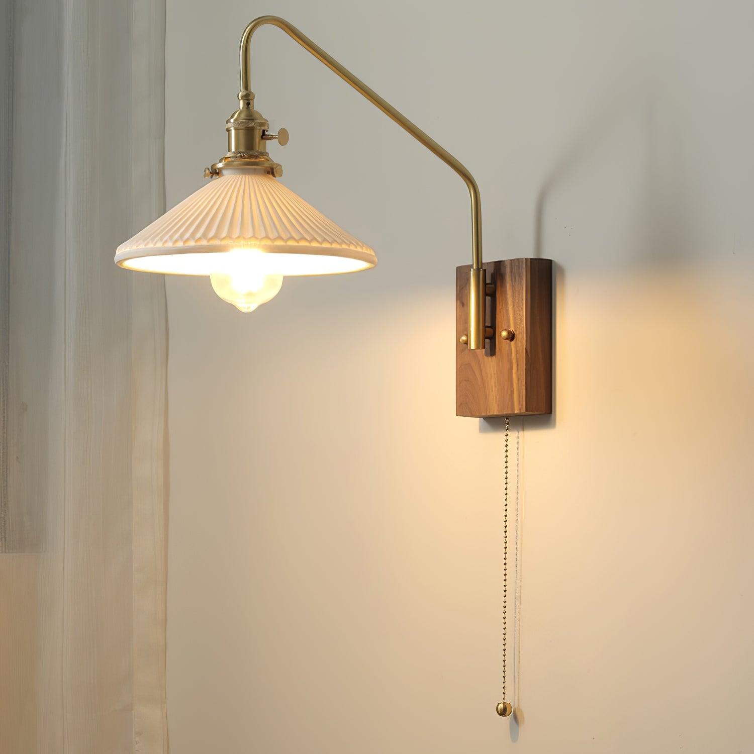Fayel Pleated Shade Wall Lamp - Letslighting