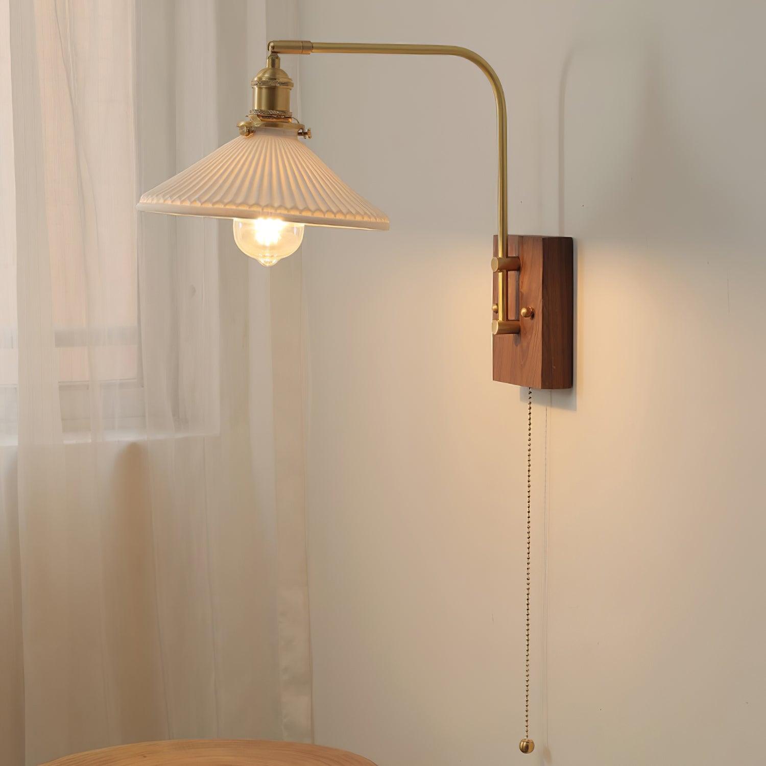 Fayel Pleated Shade Wall Lamp - Letslighting