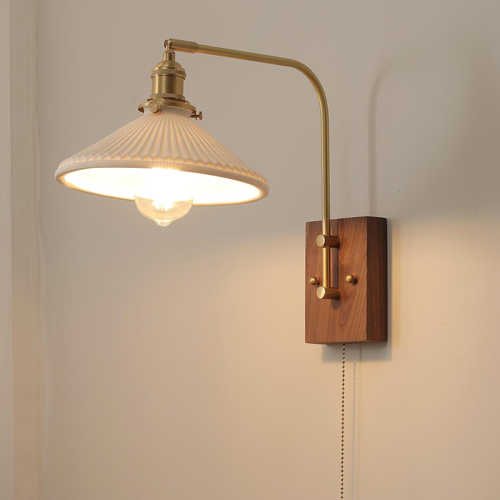 Fayel Pleated Shade Wall Lamp - Letslighting
