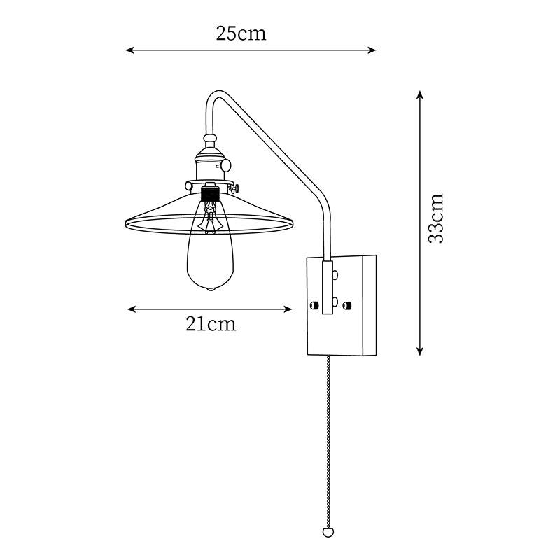 Fayel Pleated Shade Wall Lamp - Letslighting