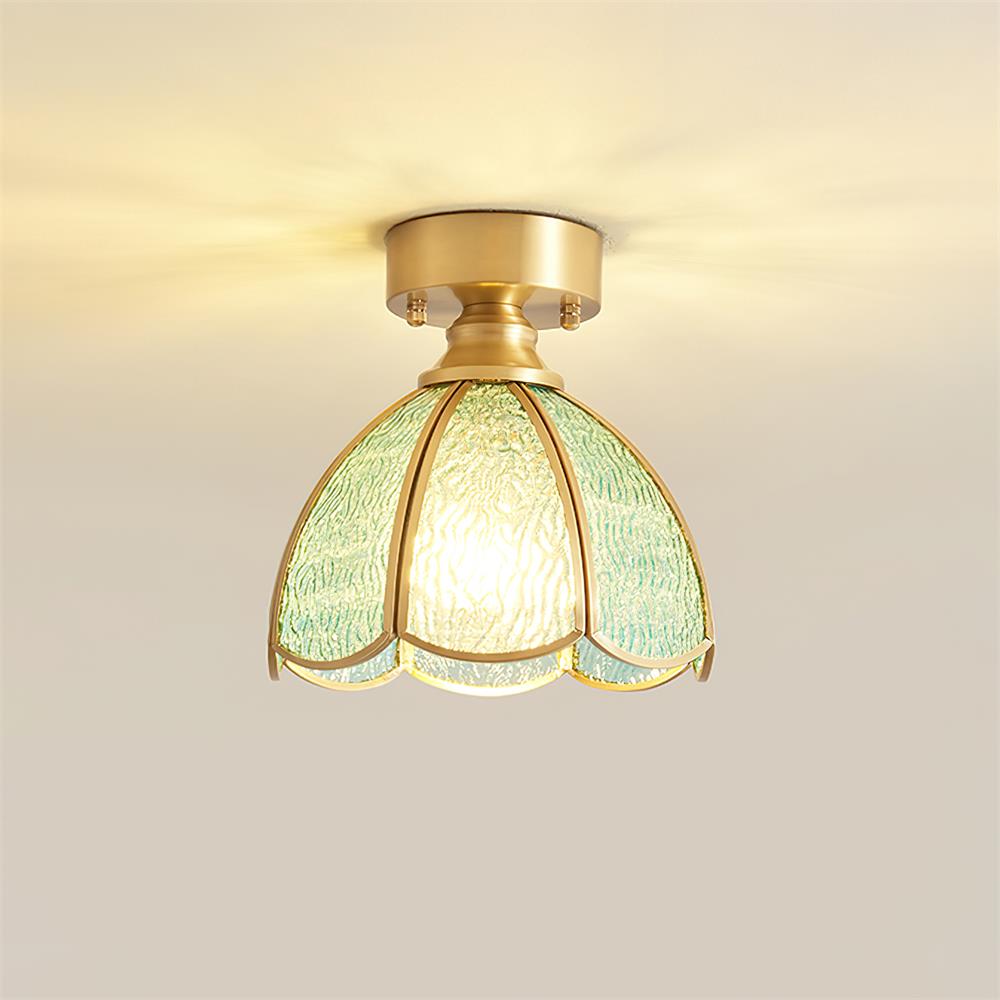 Civelle Tiffany Style Stained Glass Ceiling Light - Letslighting