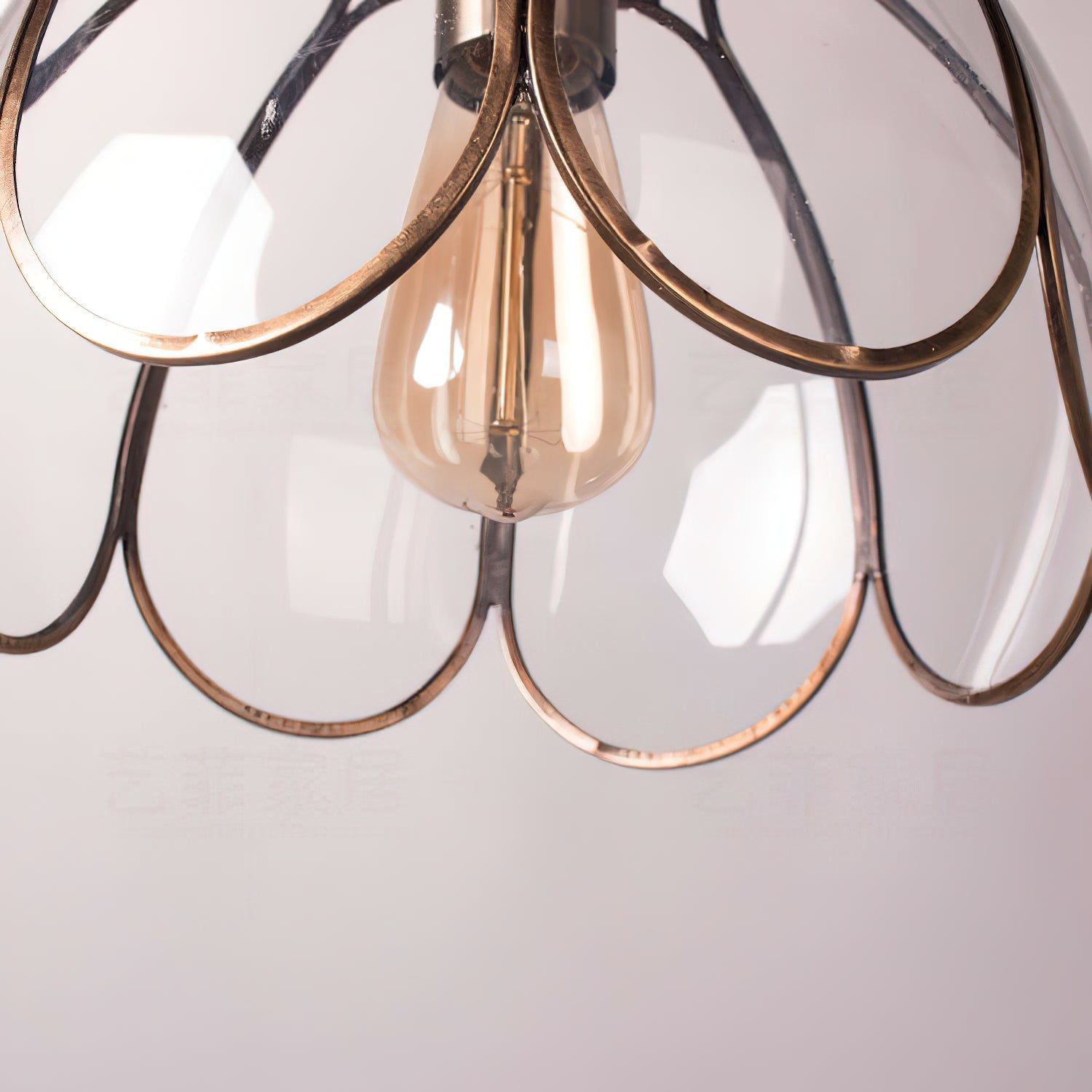 Eraeora Vintage Retro Glass Pendant Lamp - Letslighting