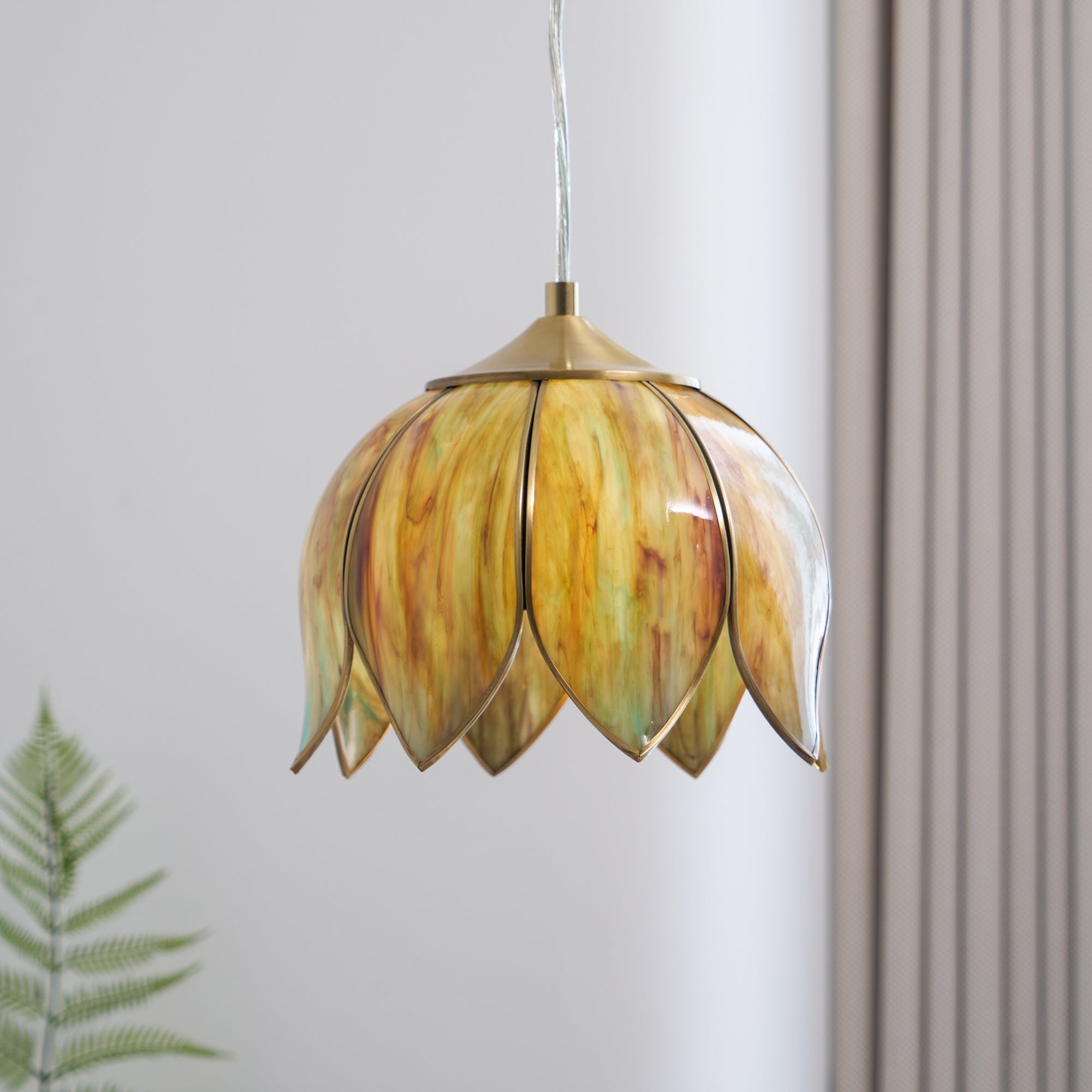 Eraeora Vintage Retro Glass Pendant Lamp - Letslighting