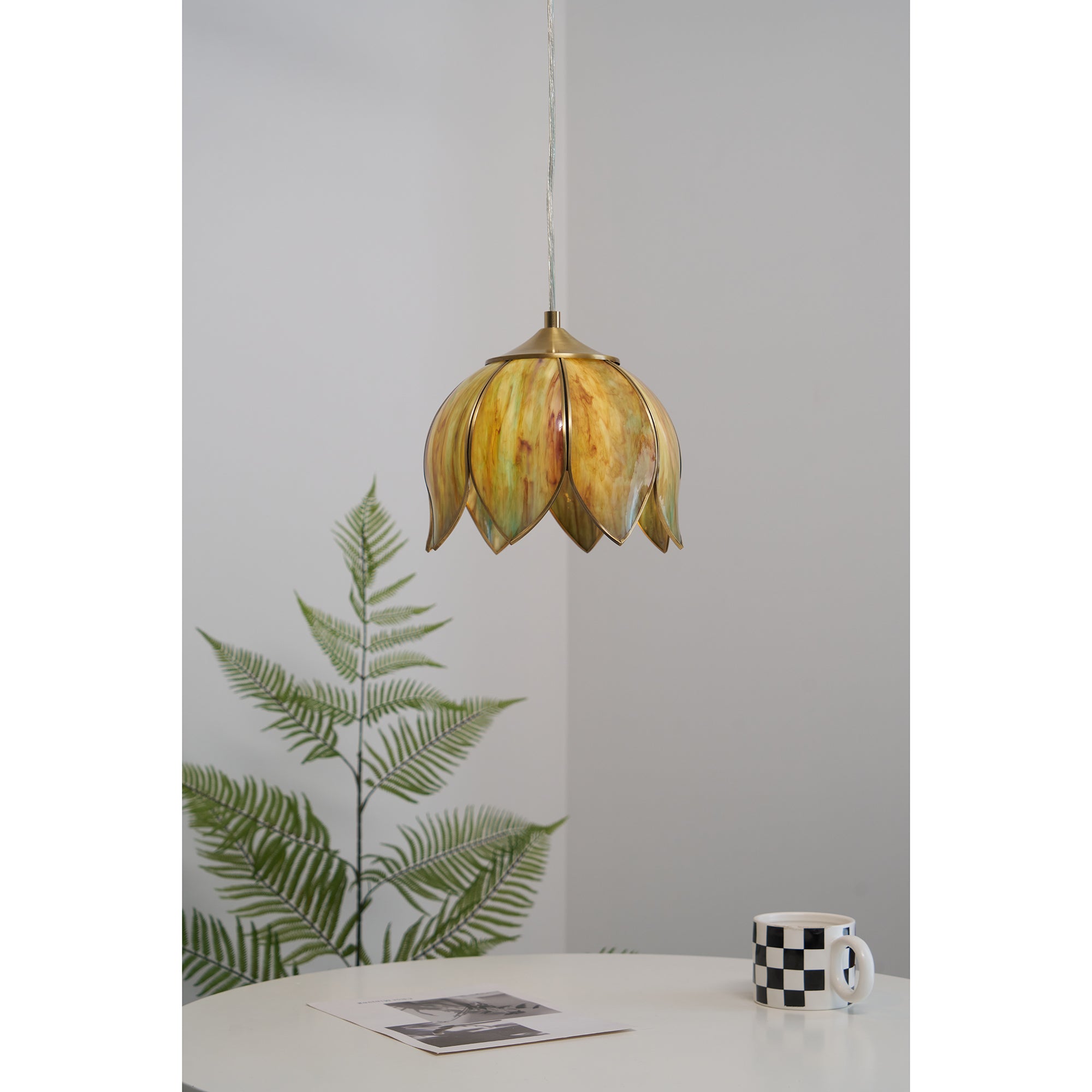 Eraeora Vintage Retro Glass Pendant Lamp - Letslighting