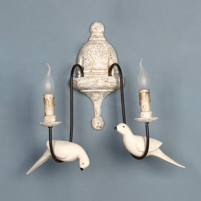Syraean Vintage Retro Bird Wooden Wall Lamp - Letslighting