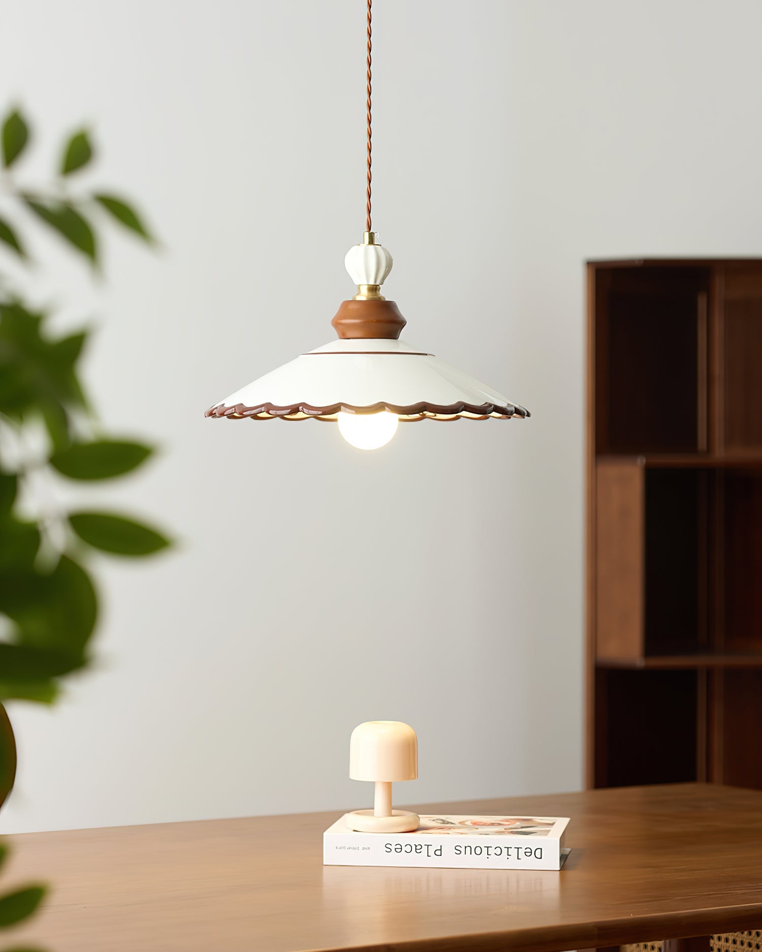 Revelyn Pendant Lamp Scalloped Ribbon - Letslighting