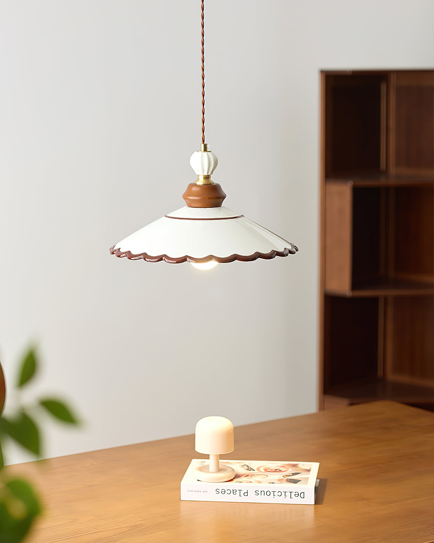 Revelyn Pendant Lamp Scalloped Ribbon - Letslighting