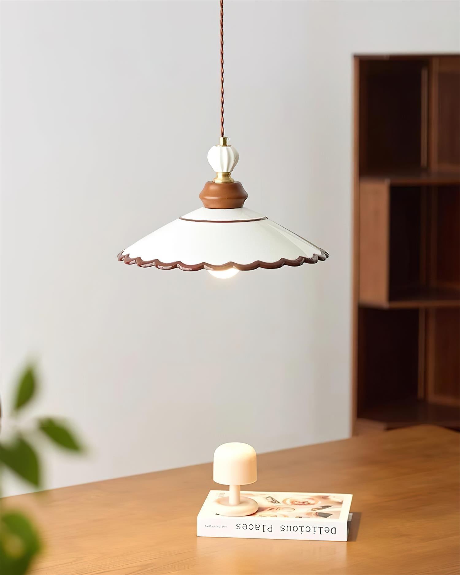 Revelyn Pendant Lamp Scalloped Ribbon - Letslighting