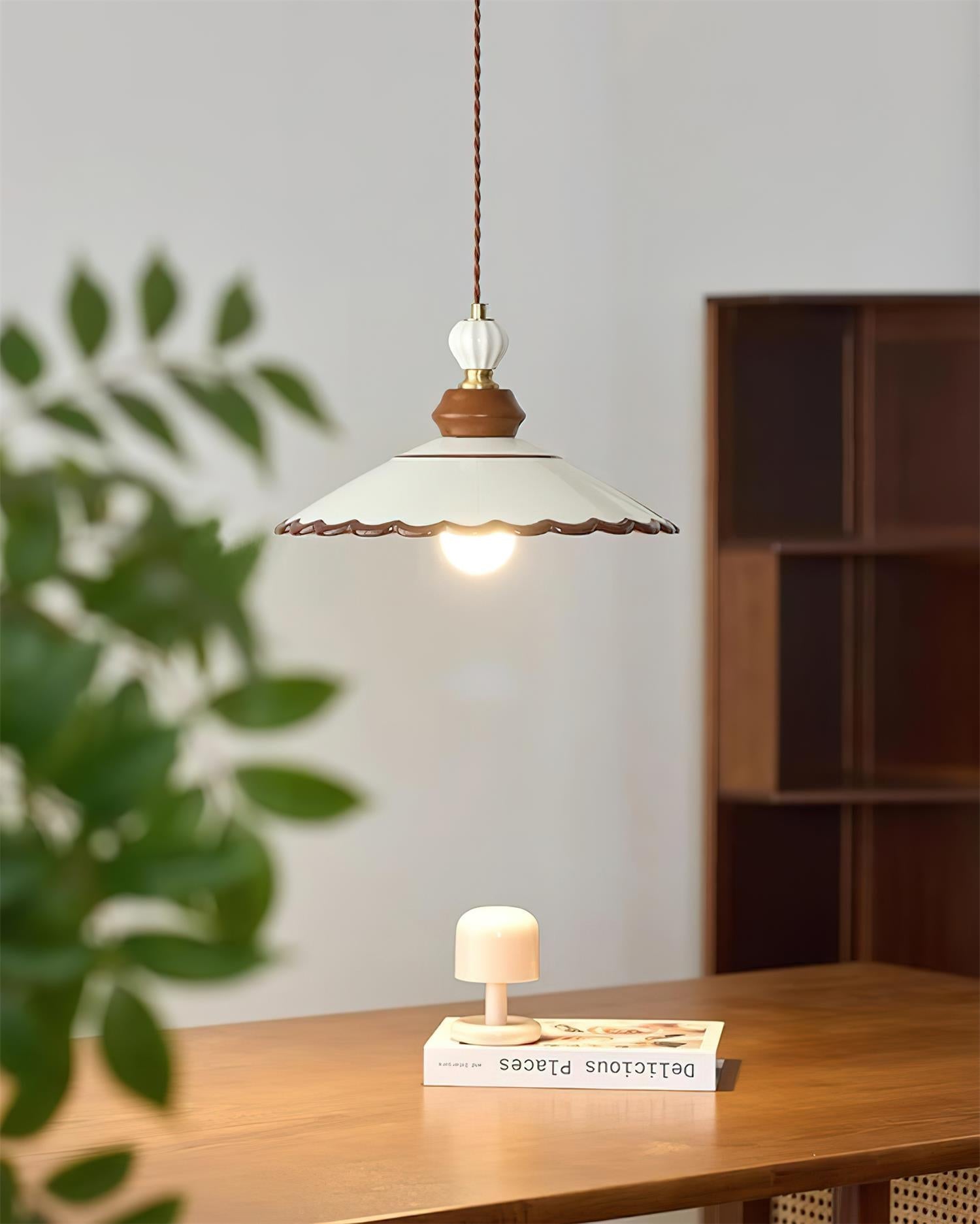 Revelyn Pendant Lamp Scalloped Ribbon - Letslighting