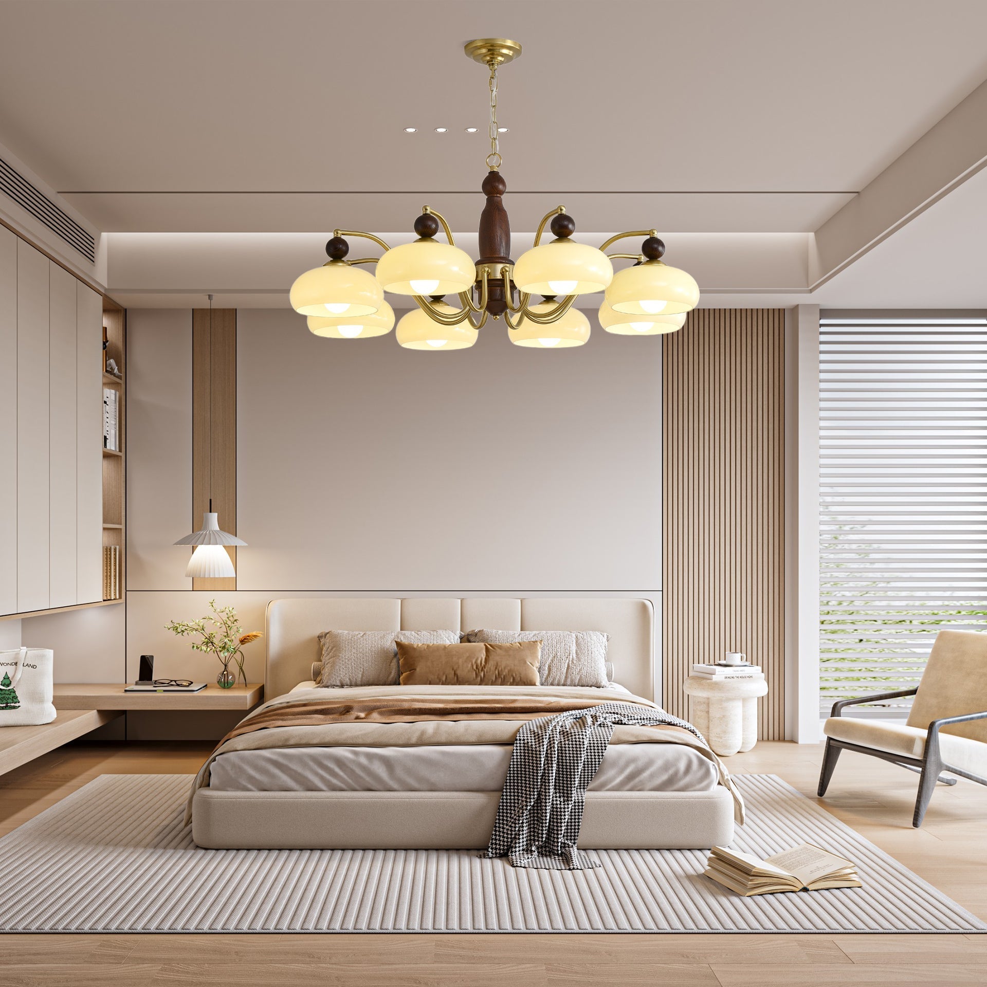Aurora Chandelier Revival Crown Rustic - Letslighting