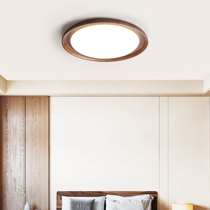 Rhylen Minimalist Acrylic & Wood Ceiling light
