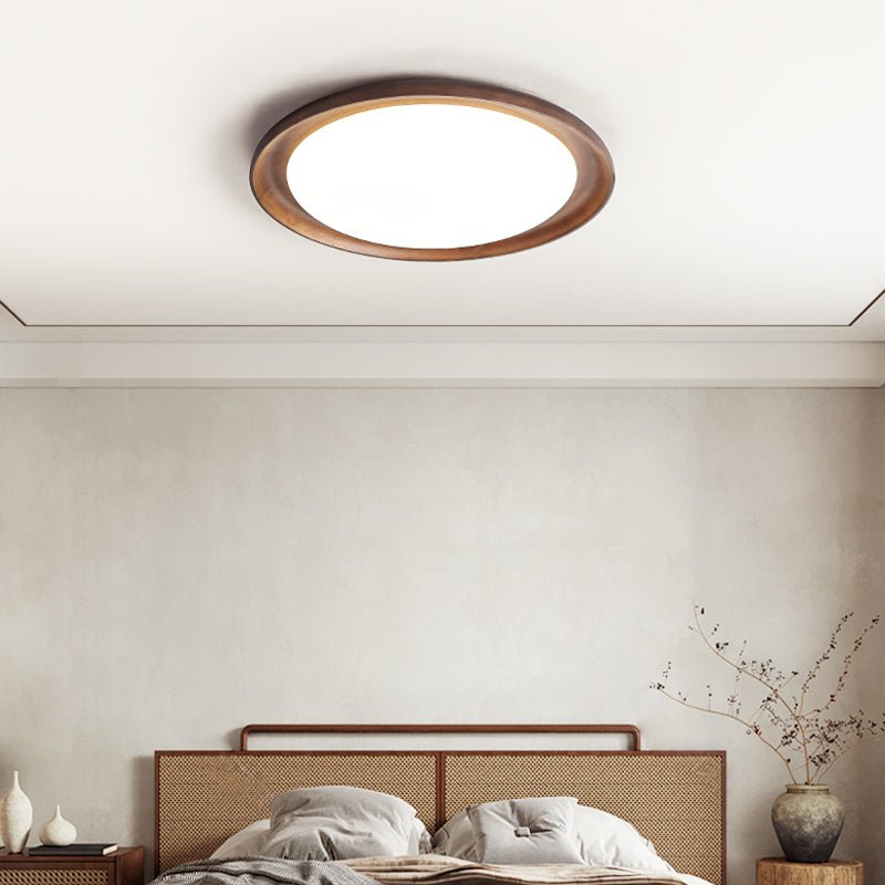 Rhylen Minimalist Acrylic & Wood Ceiling light