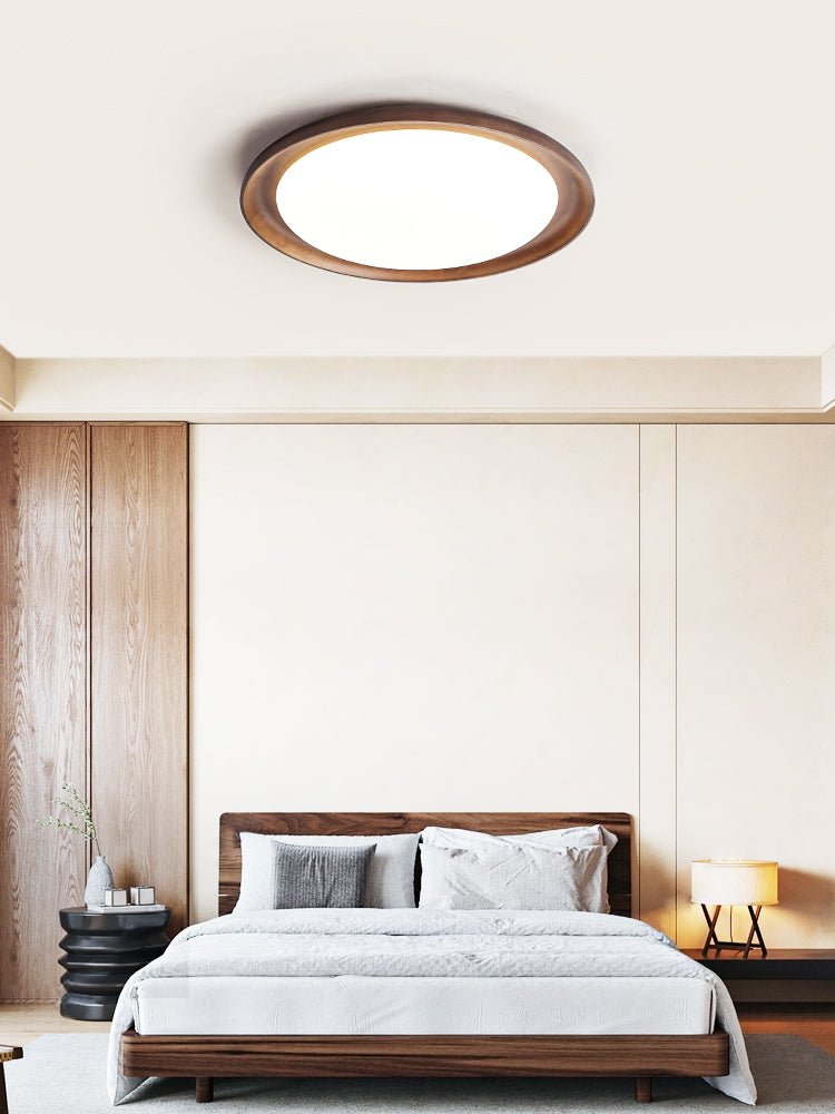 Rhylen Minimalist Acrylic & Wood Ceiling light