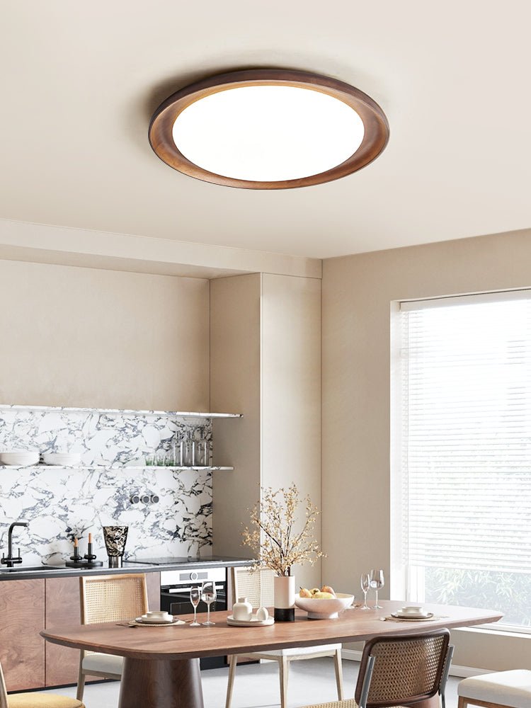Rhylen Minimalist Acrylic & Wood Ceiling light