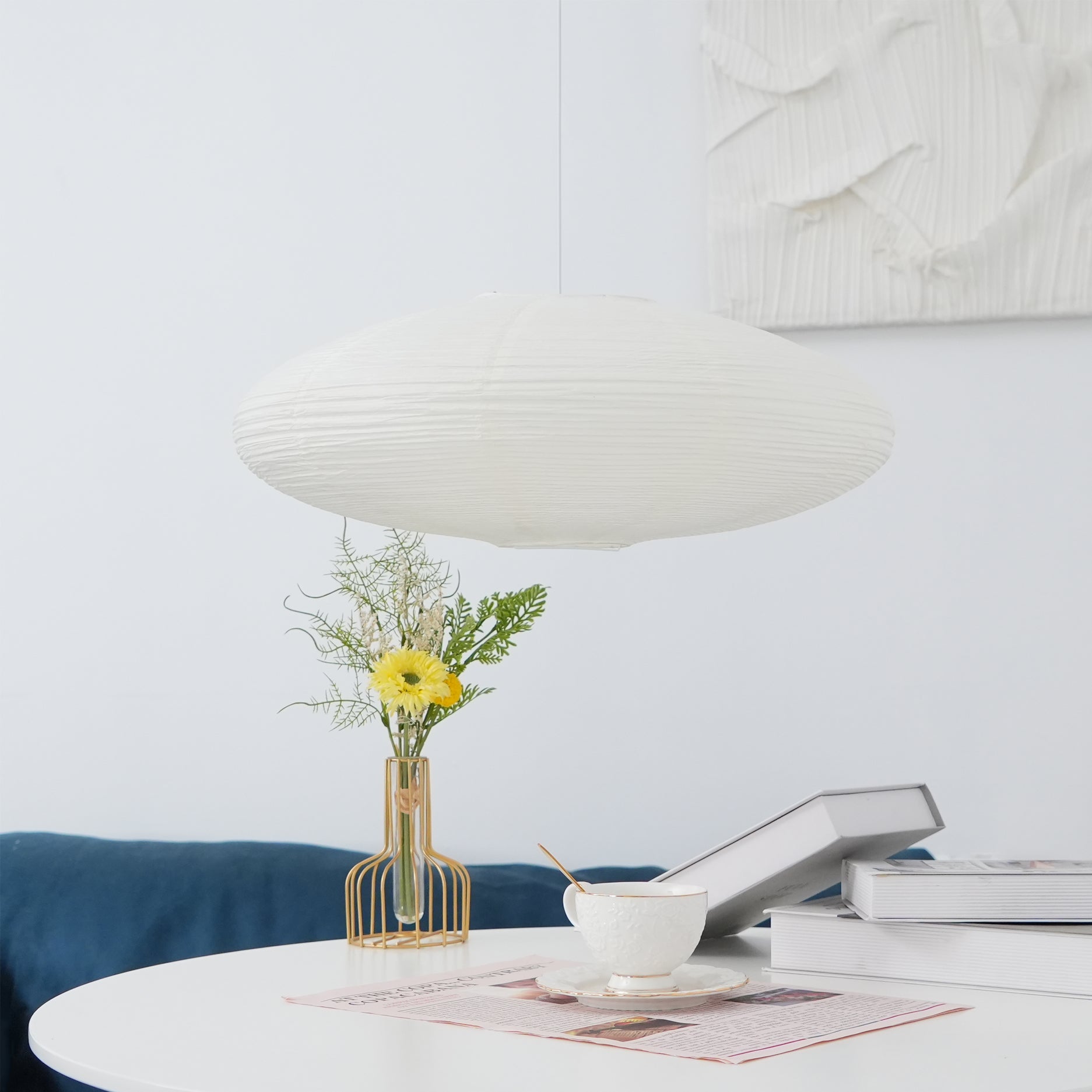 Ritta Washi Paper Swag Pendant Light