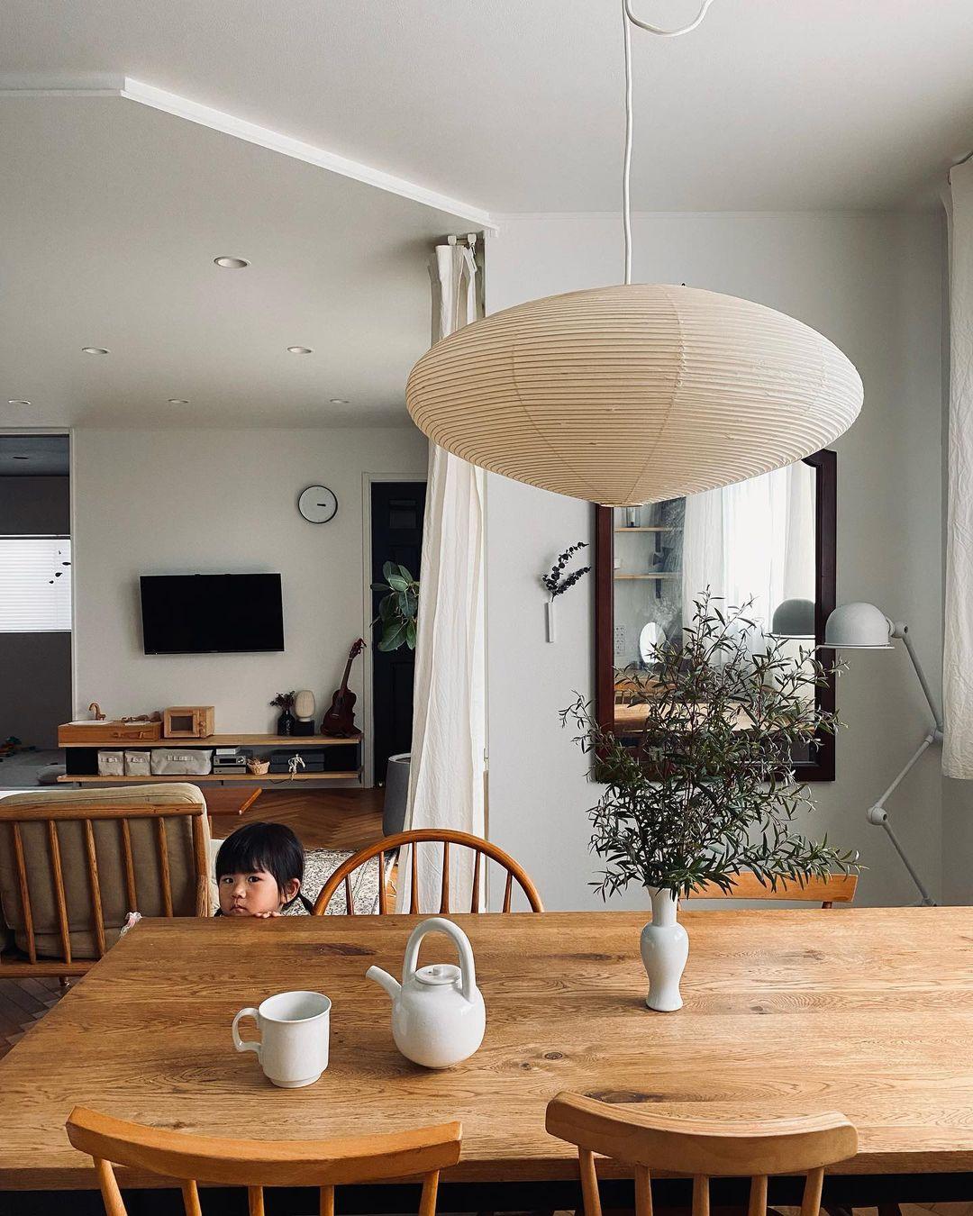Orba Washi Paper 15A Pendant Light - Letslighting