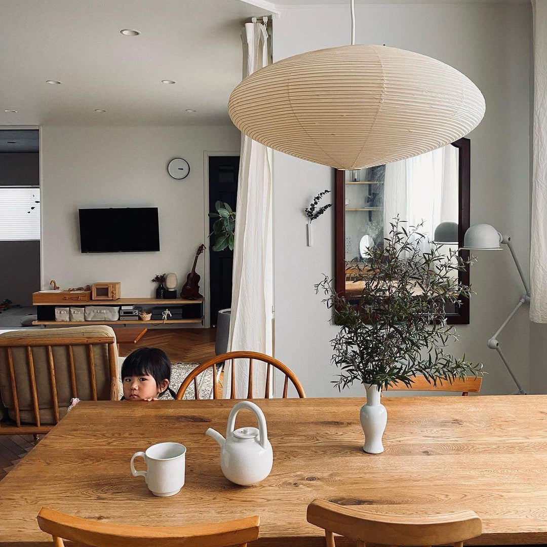 Orba Washi Paper 15A Pendant Light - Letslighting