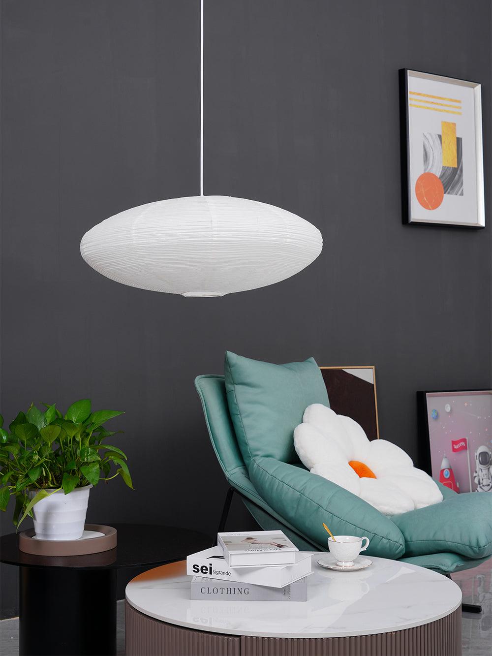 Orba Washi Paper 15A Pendant Light - Letslighting