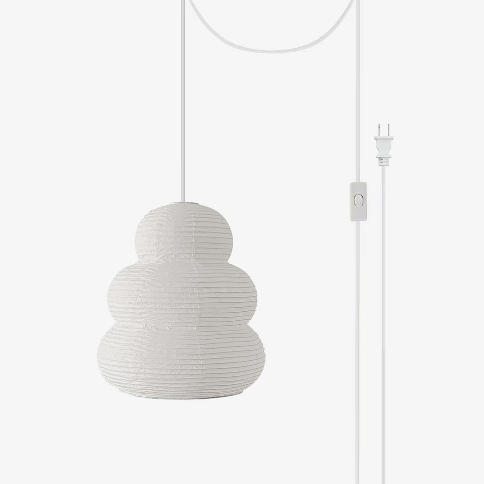 Gemma Modern Paper Pendant Light - Letslighting