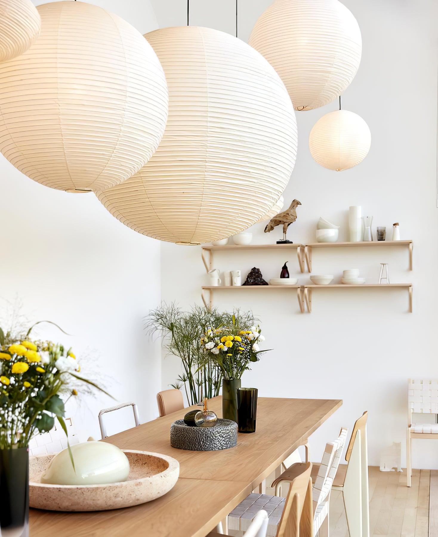 Lustra Pendant Lamp Paper for Living Room - Letslighting