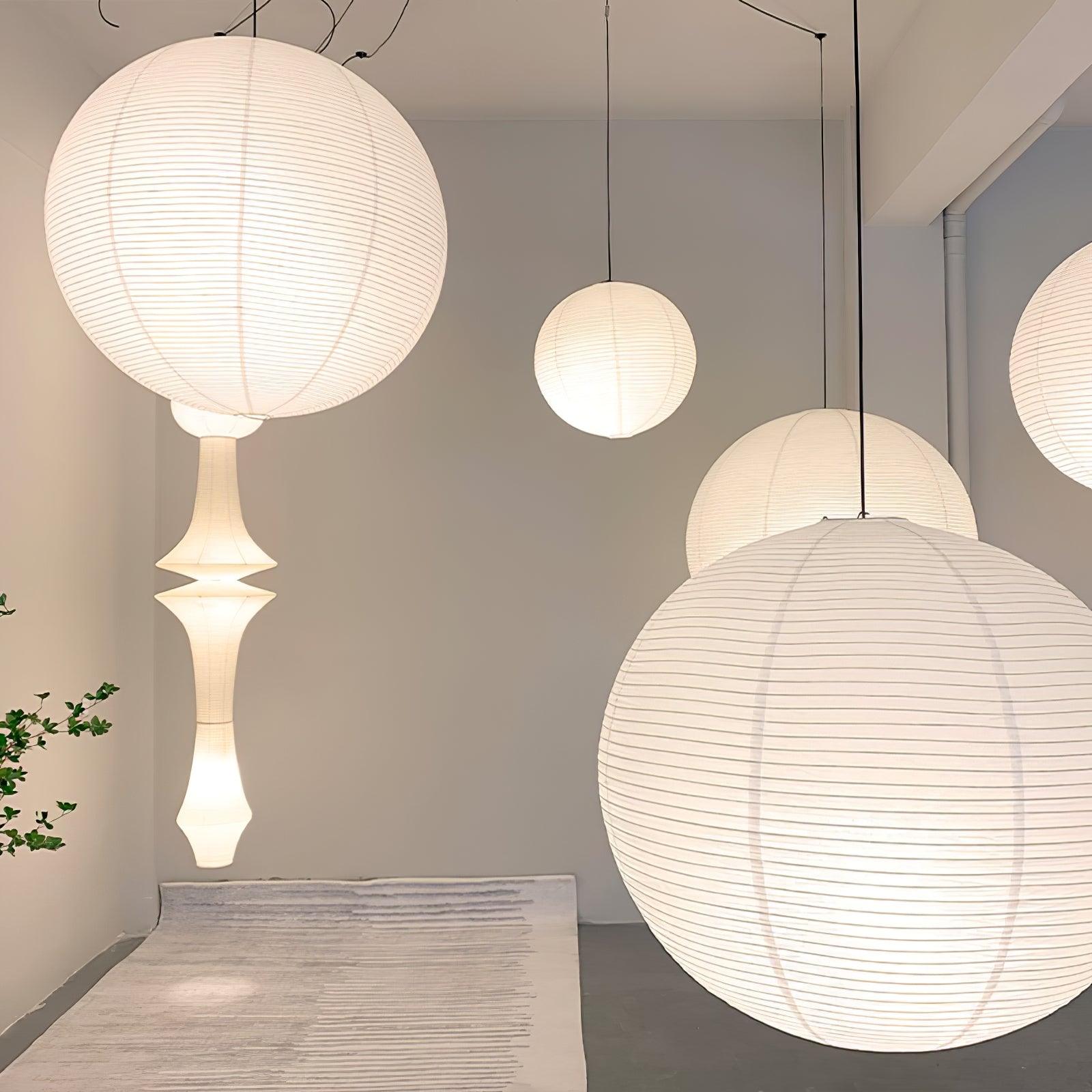 Lustra Pendant Lamp Paper for Living Room - Letslighting