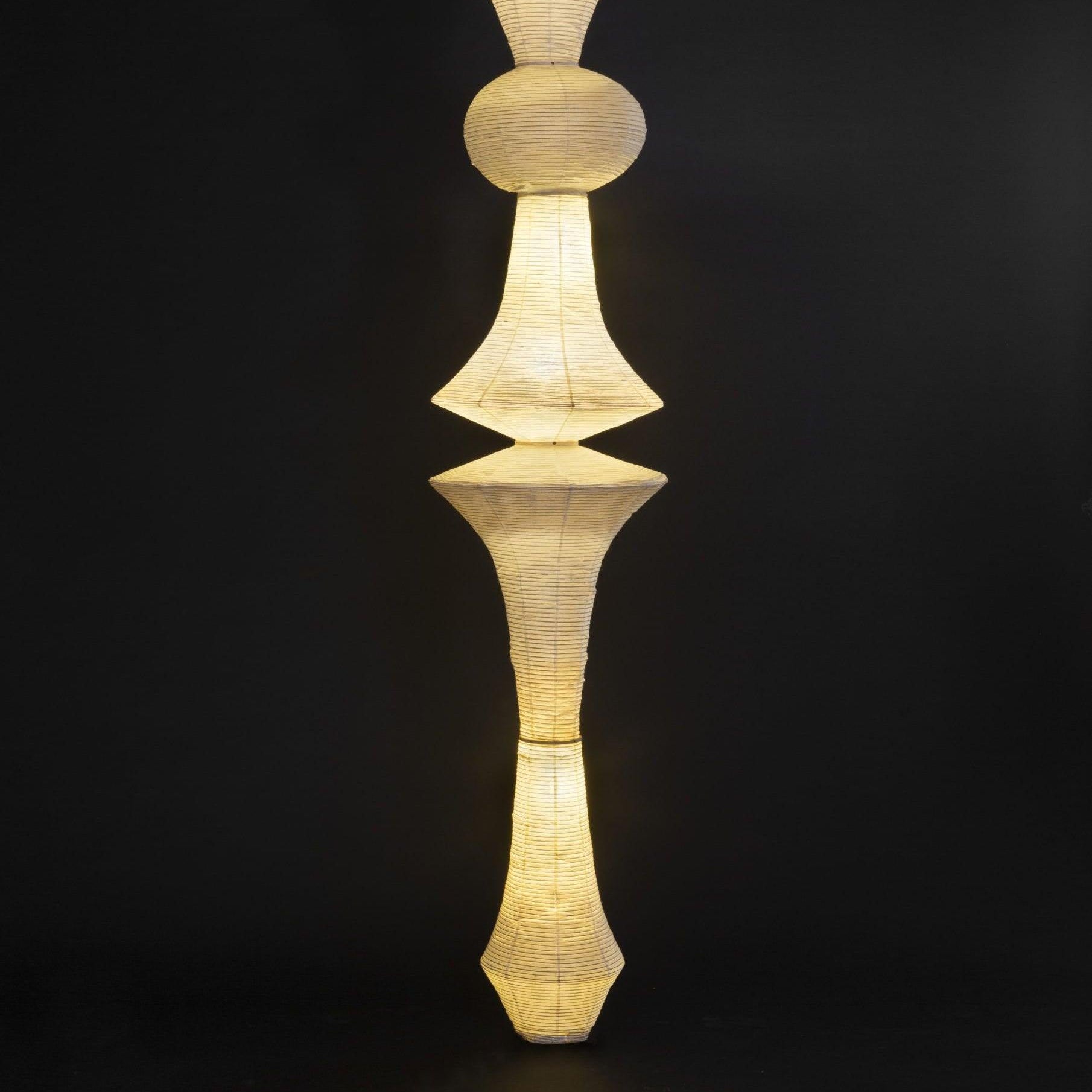 Lustra Pendant Light Washi Paper E for Living Room - Letslighting