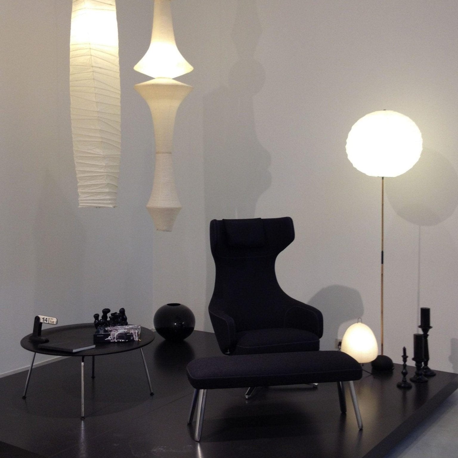 Lustra Pendant Light Washi Paper E for Living Room - Letslighting