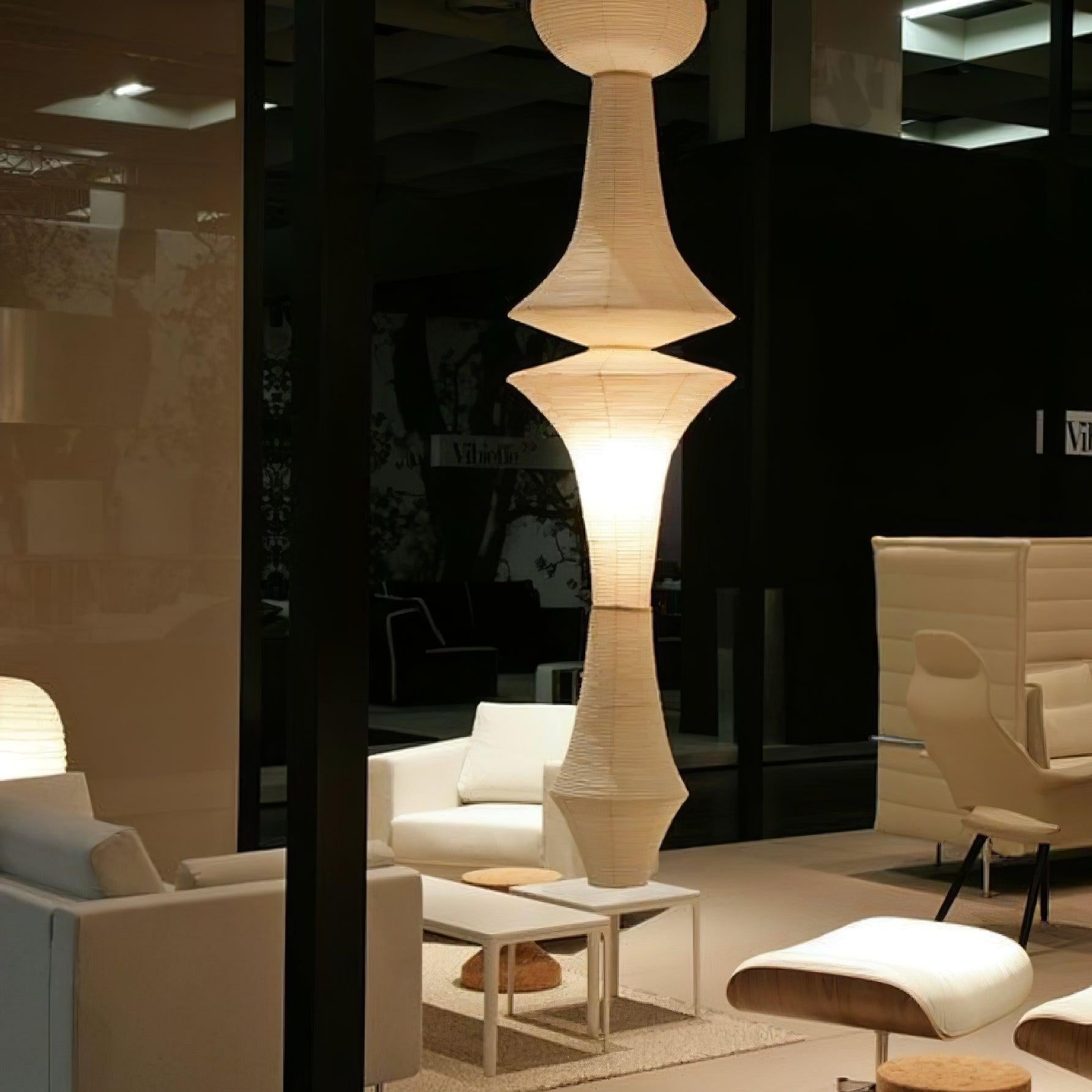 Lustra Pendant Light Washi Paper E for Living Room - Letslighting