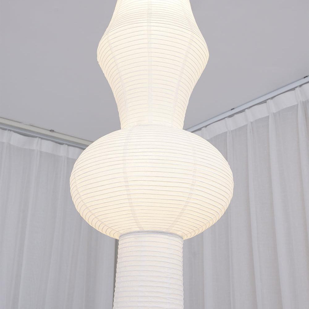 Lustra Pendant Light Washi Paper E for Living Room - Letslighting