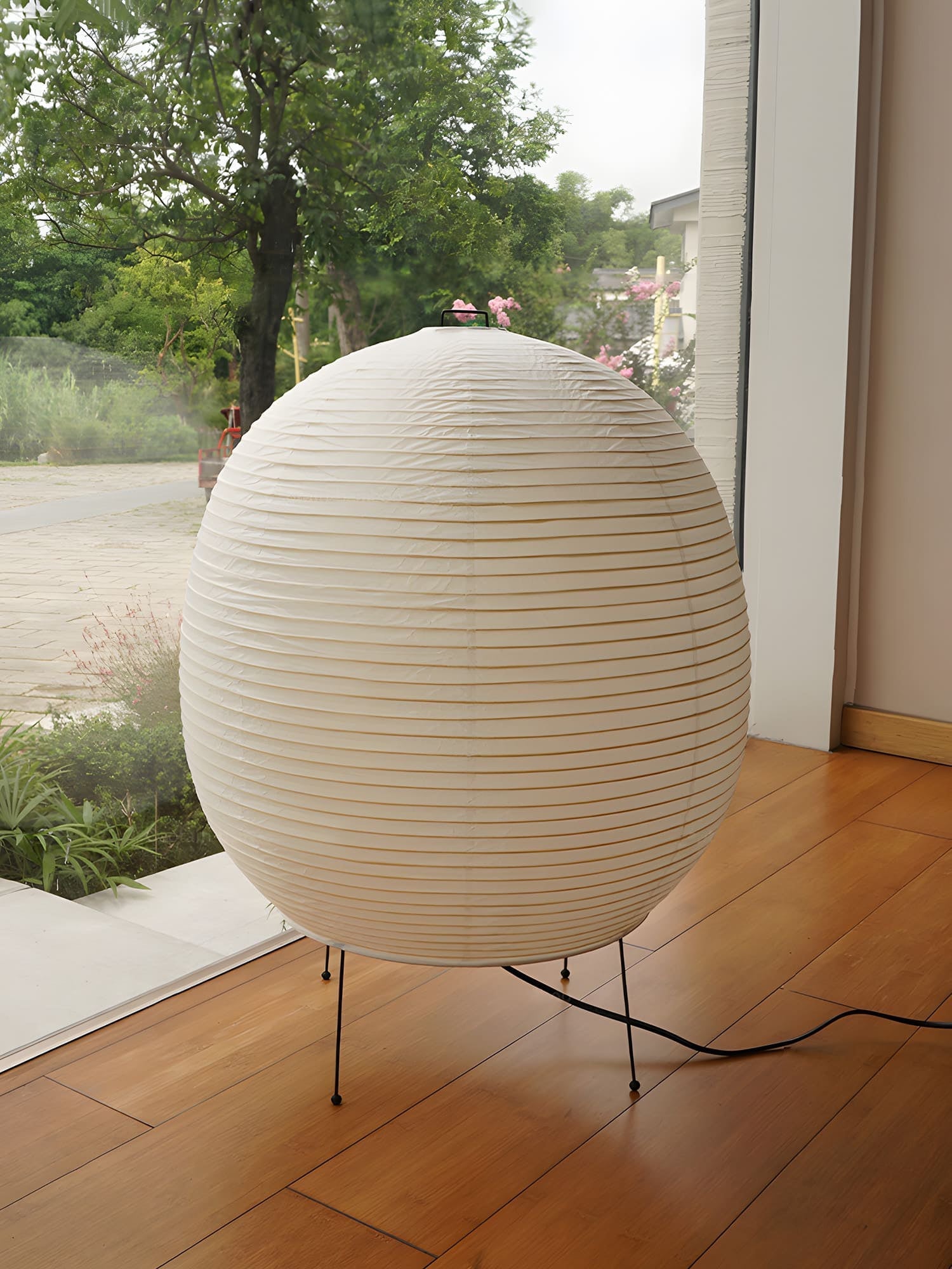 Solara Table Lamp Rice Paper Lantern - Letslighting