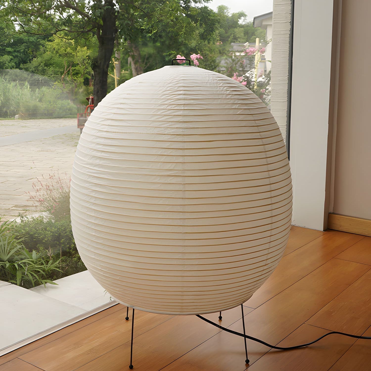 Solara Table Lamp Rice Paper Lantern - Letslighting