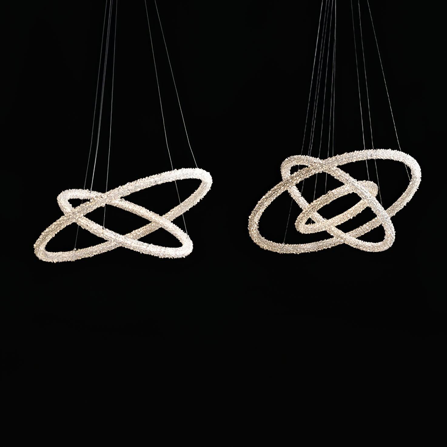 Lustra Chandelier Ring Crystal LED - Letslighting