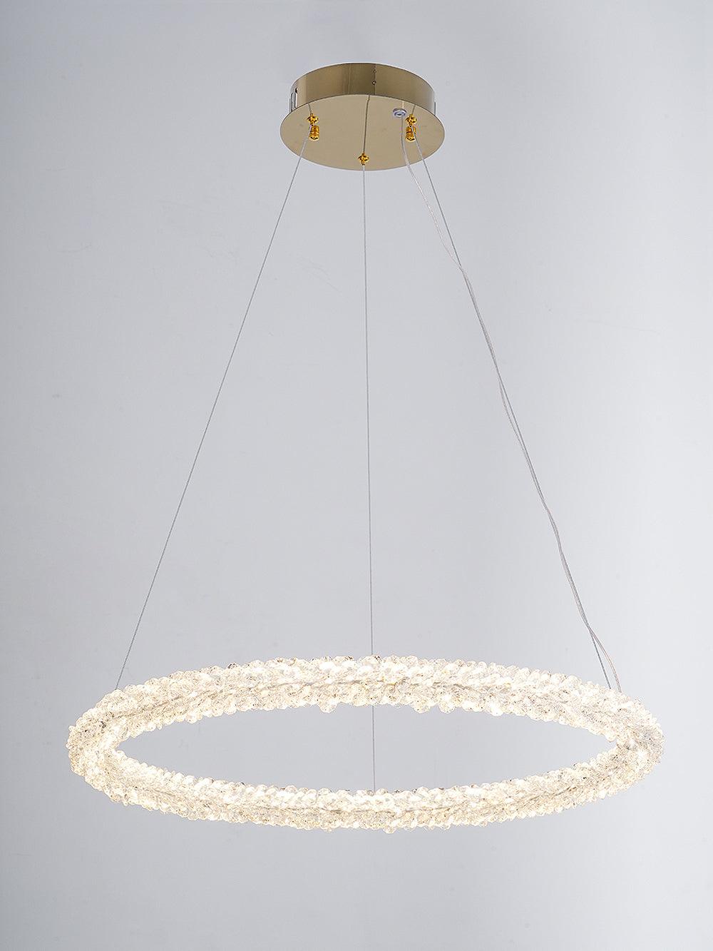 Lustra Chandelier Ring Crystal LED - Letslighting