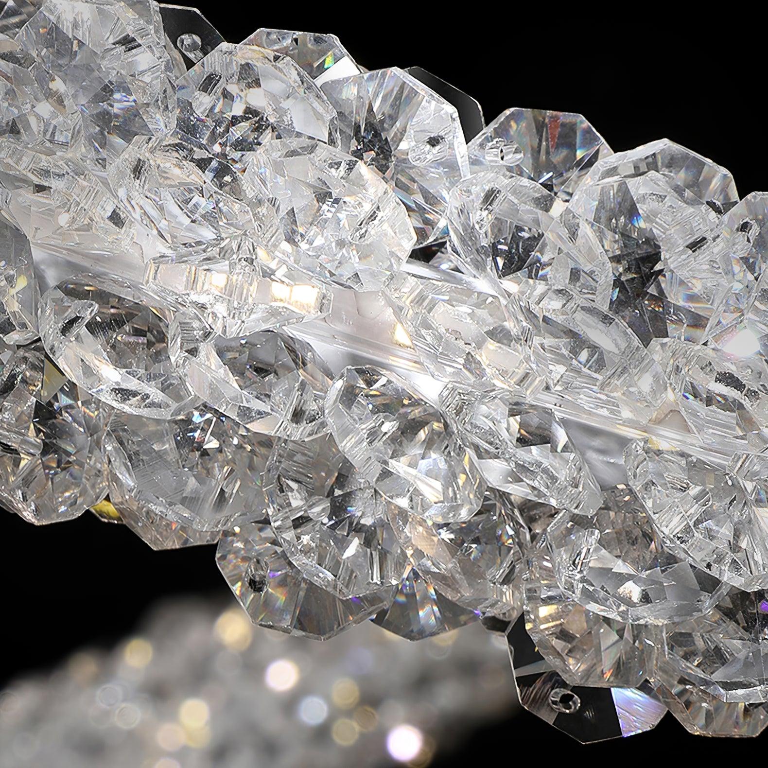 Lustra Chandelier Ring Crystal LED - Letslighting