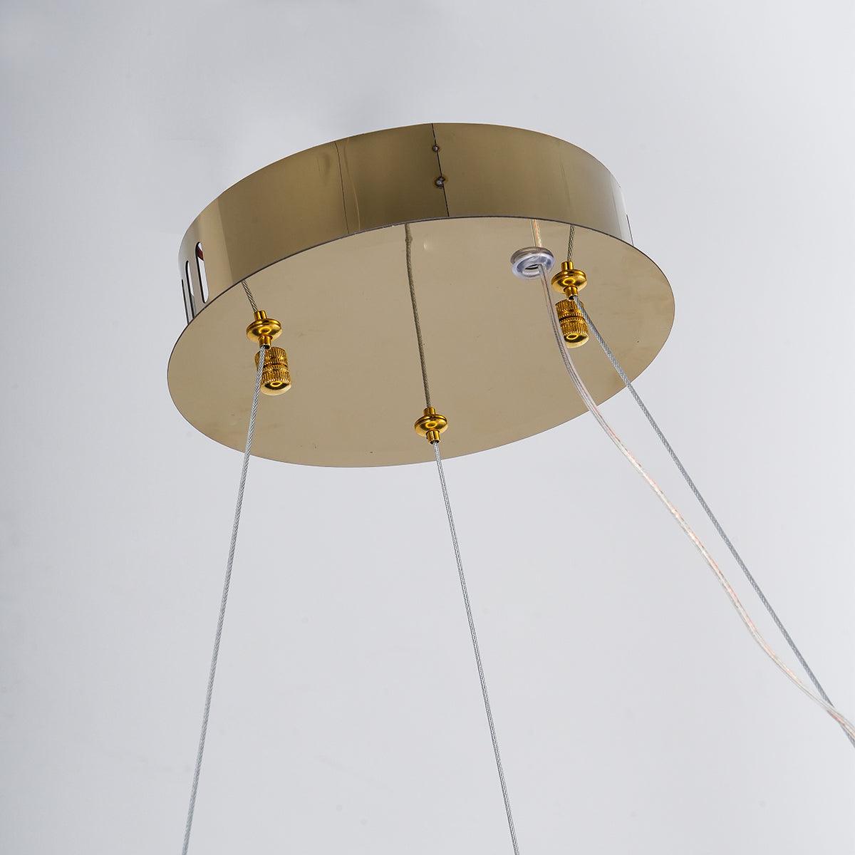 Lustra Chandelier Ring Crystal LED - Letslighting