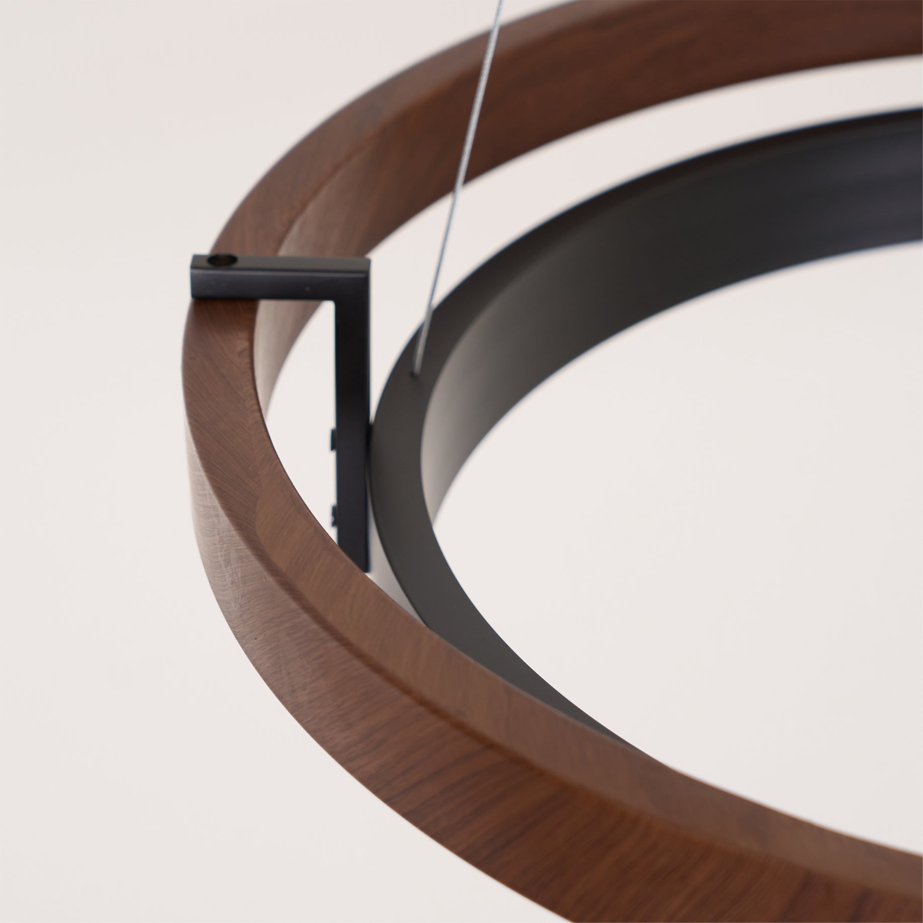 Muto Ring Wood Chandelier - Letslighting