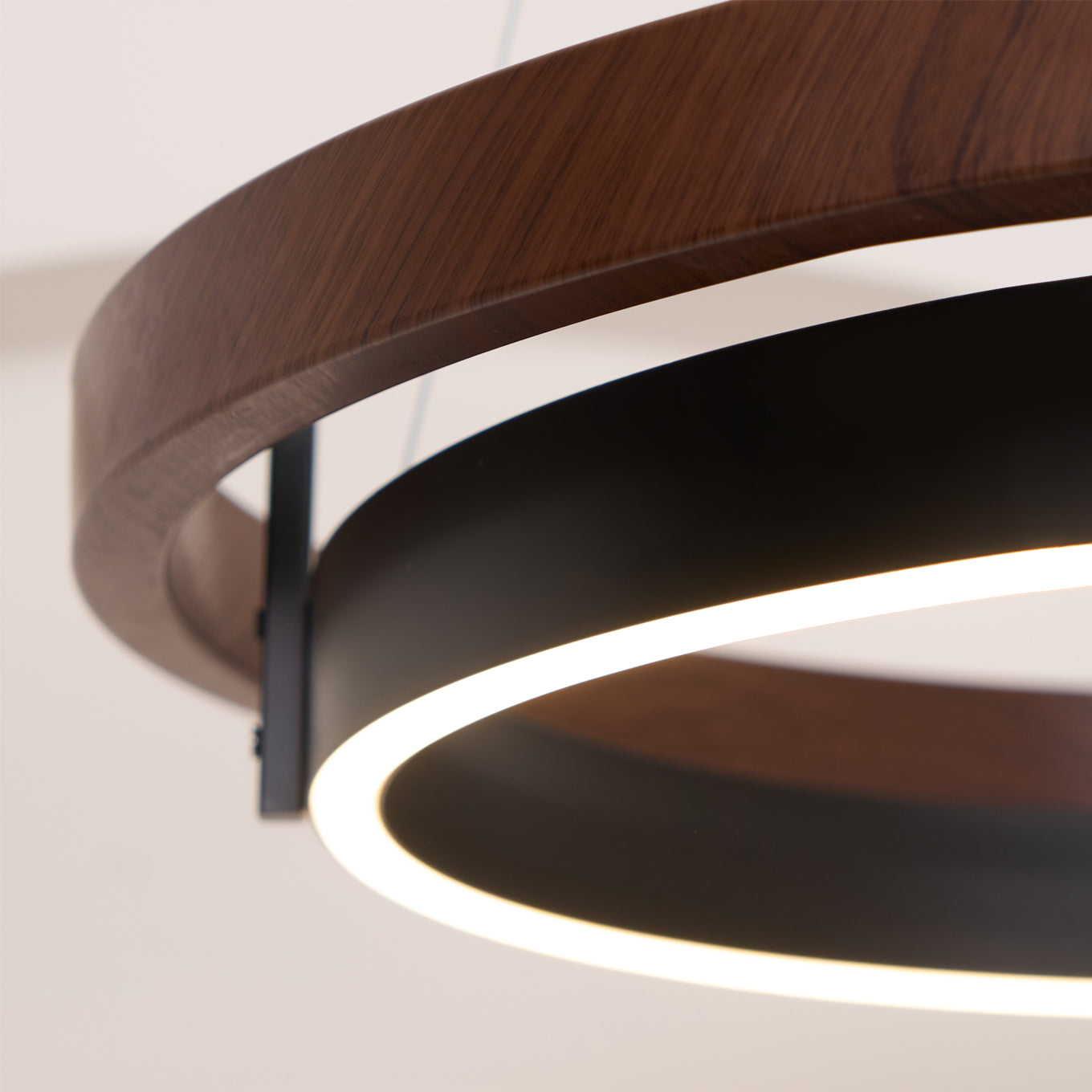 Muto Ring Wood Chandelier - Letslighting
