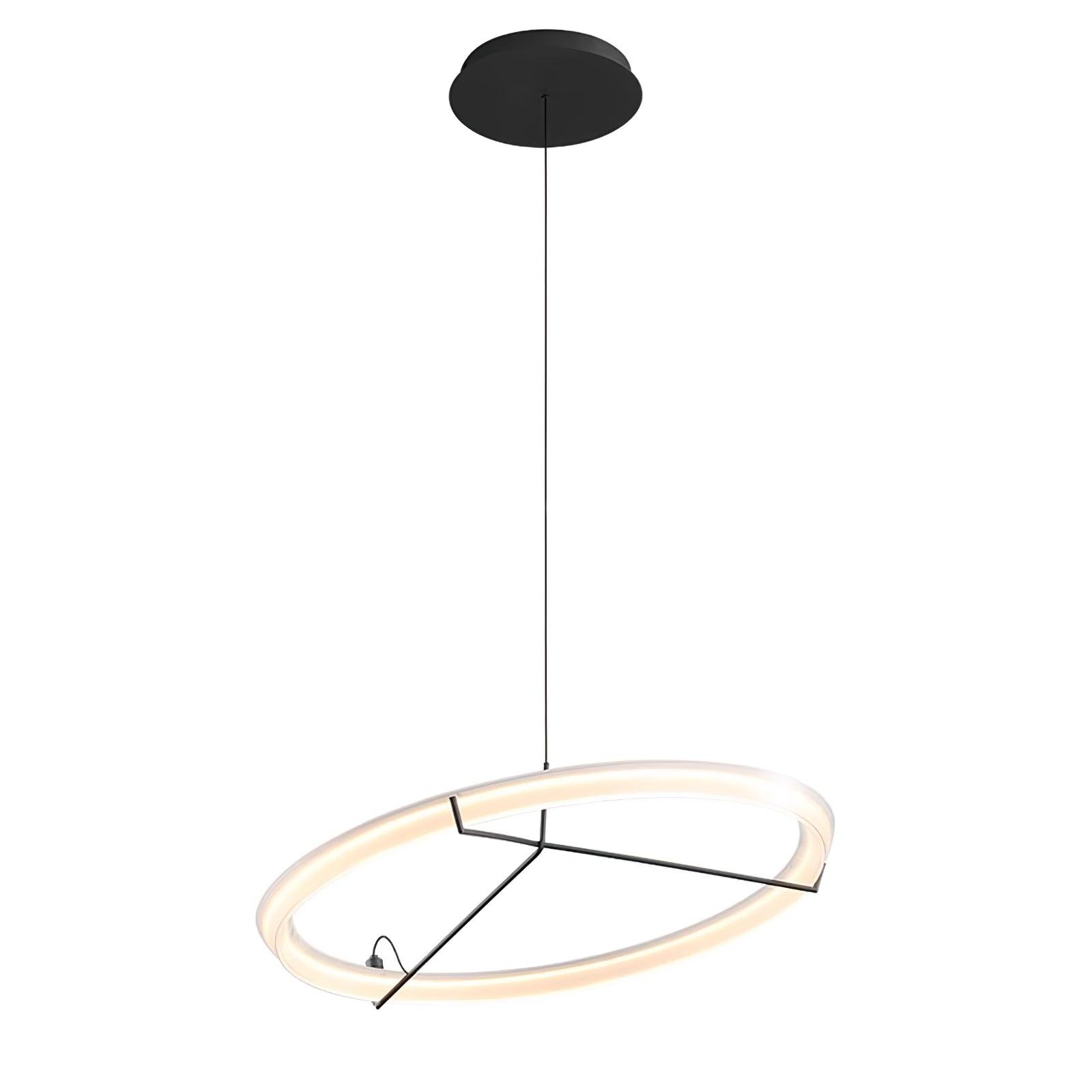 Lustra Chandelier Modern Stainless Steel Ring - Letslighting