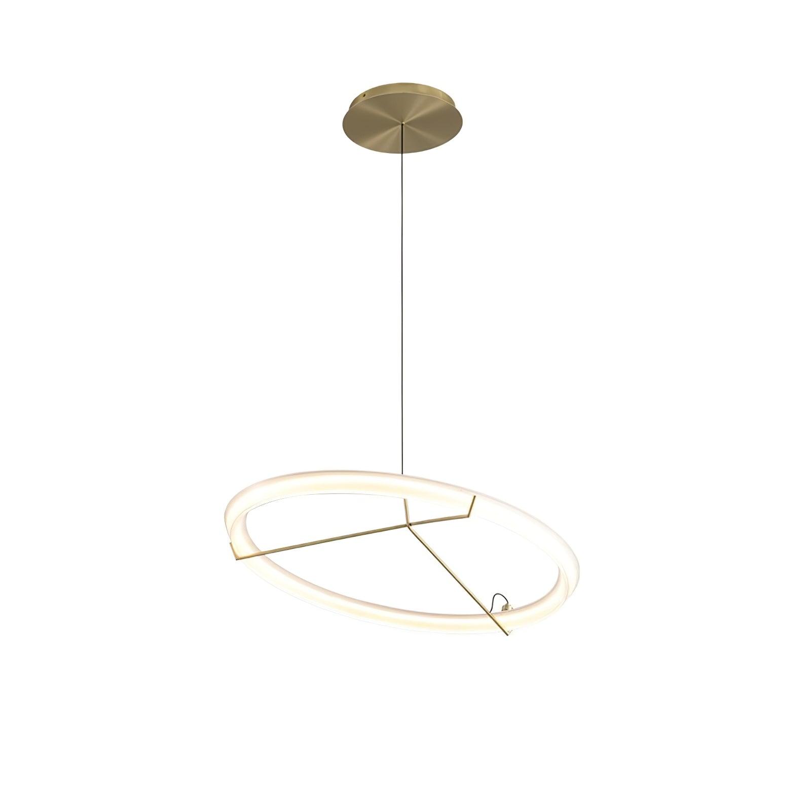Lustra Chandelier Modern Stainless Steel Ring - Letslighting