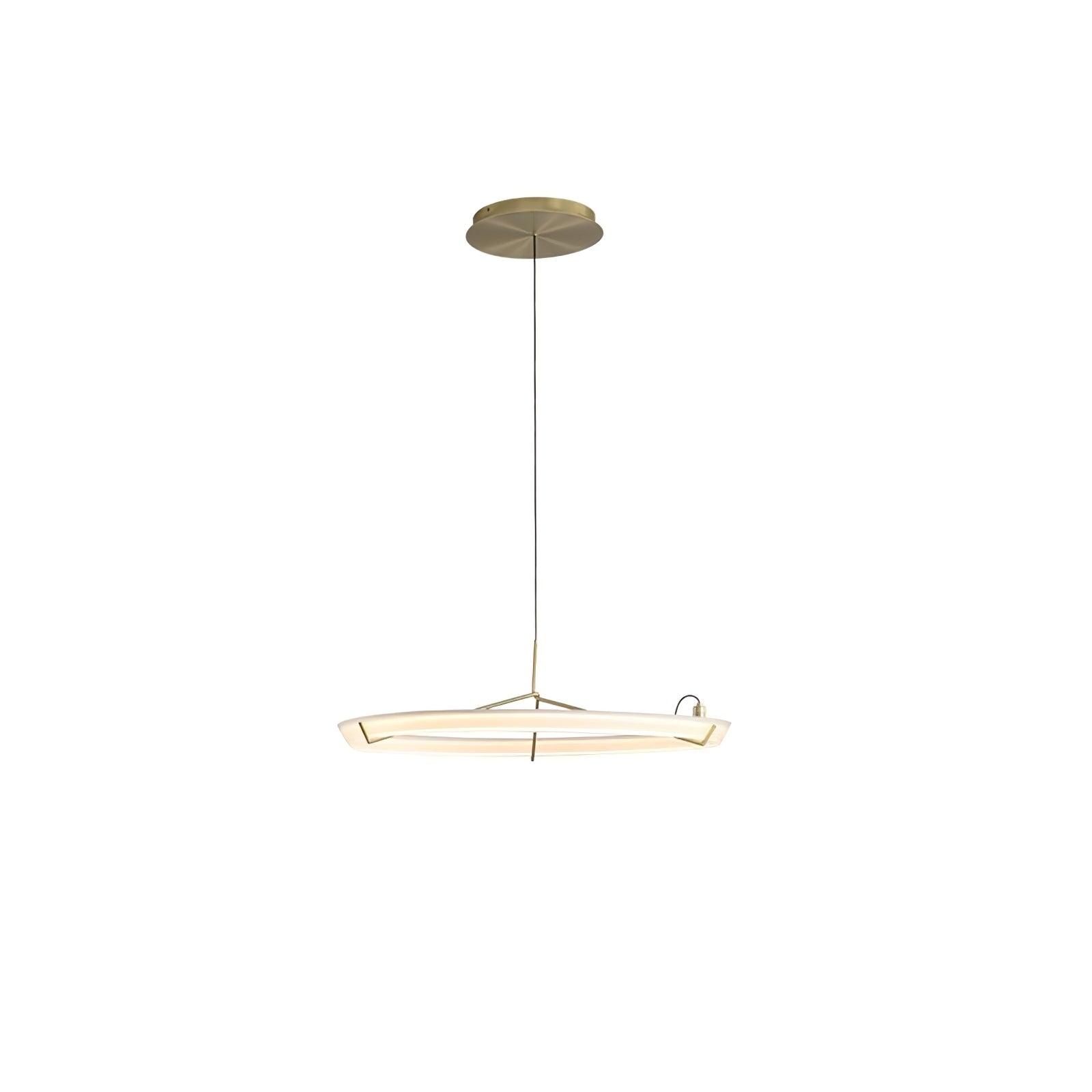 Lustra Chandelier Modern Stainless Steel Ring - Letslighting