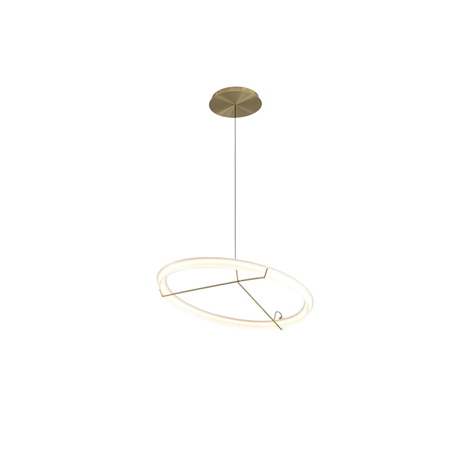 Lustra Chandelier Modern Stainless Steel Ring - Letslighting