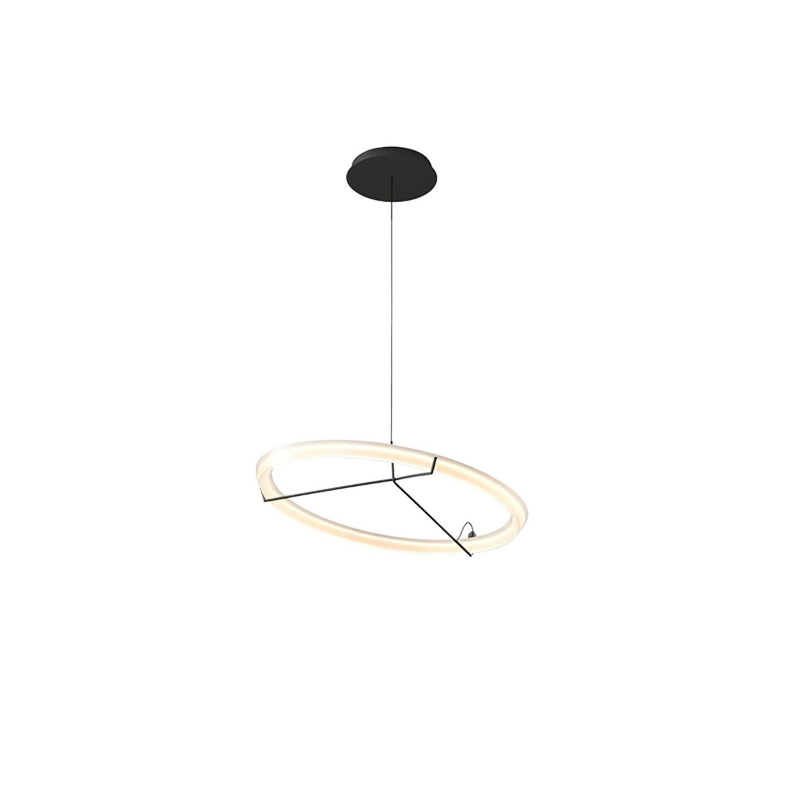 Lustra Chandelier Modern Stainless Steel Ring - Letslighting