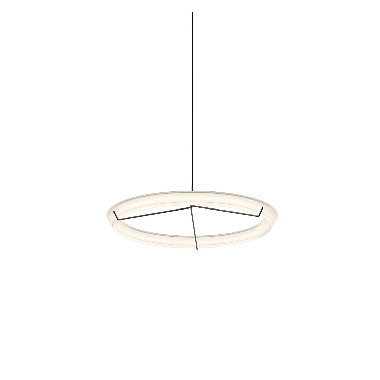 Lustra Chandelier Modern Stainless Steel Ring - Letslighting