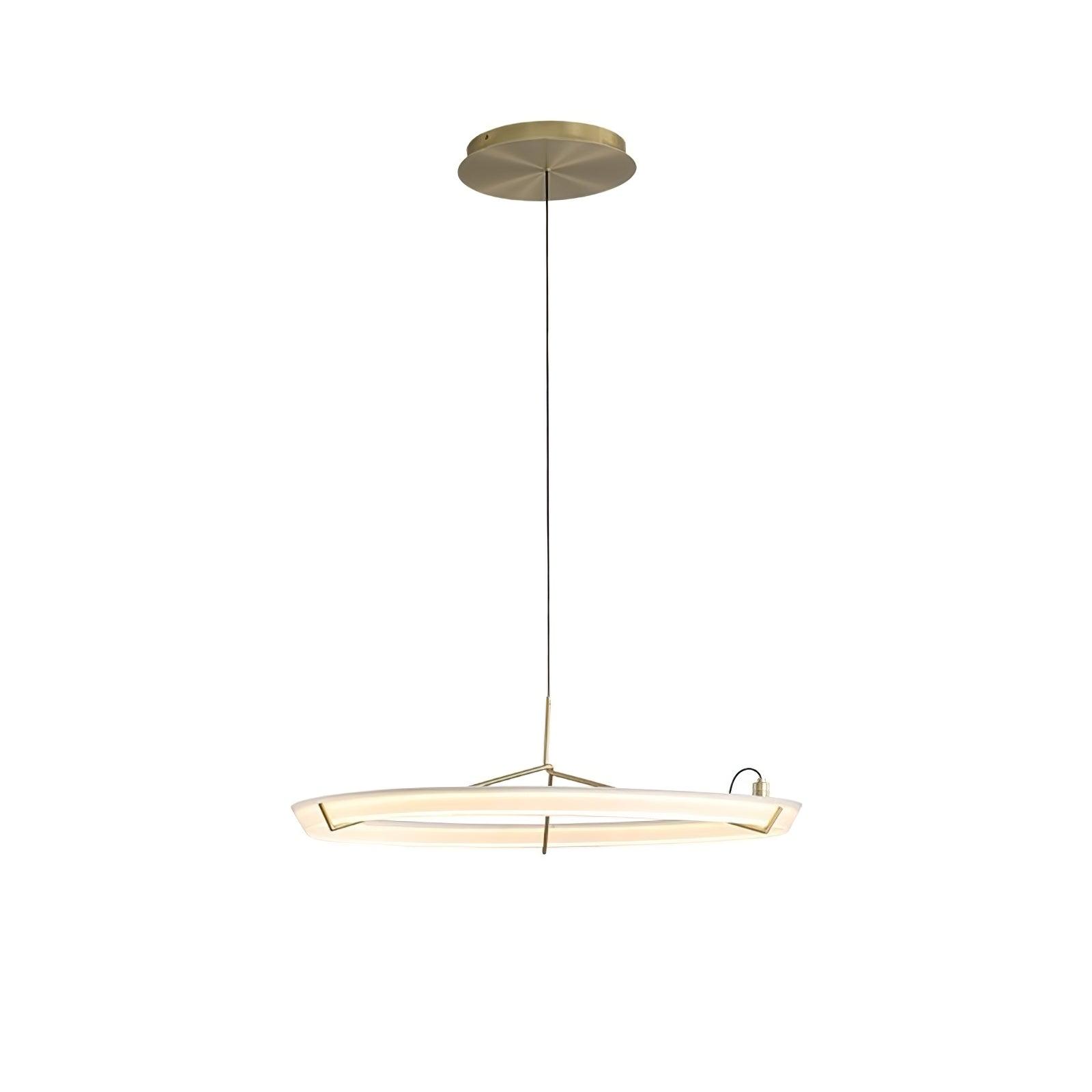 Lustra Chandelier Modern Stainless Steel Ring - Letslighting