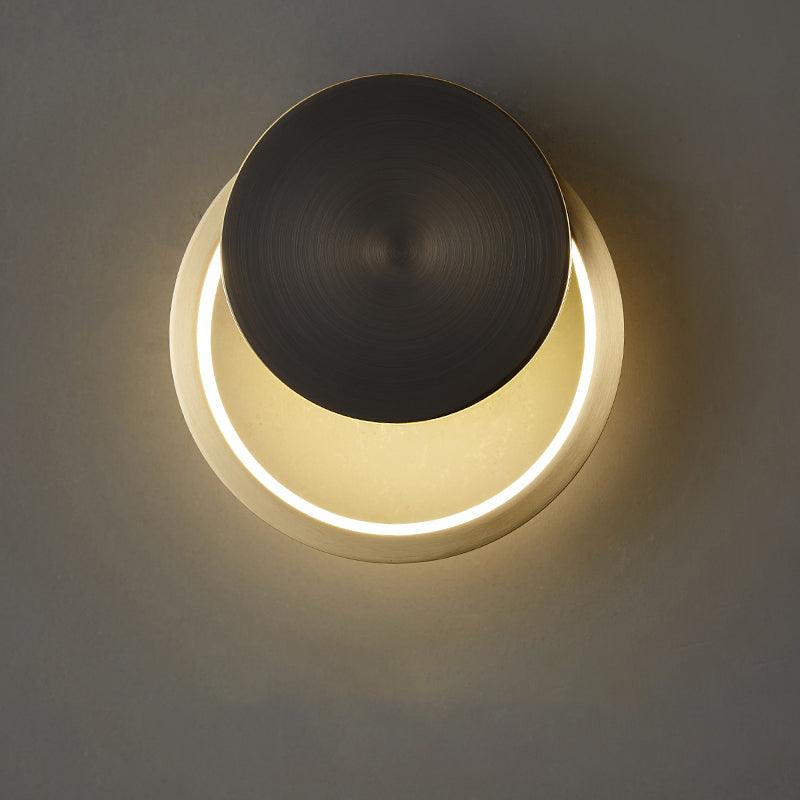 Maisie Wall Light Modern Minimalist Ring Shaped LED Brass - Letslighting