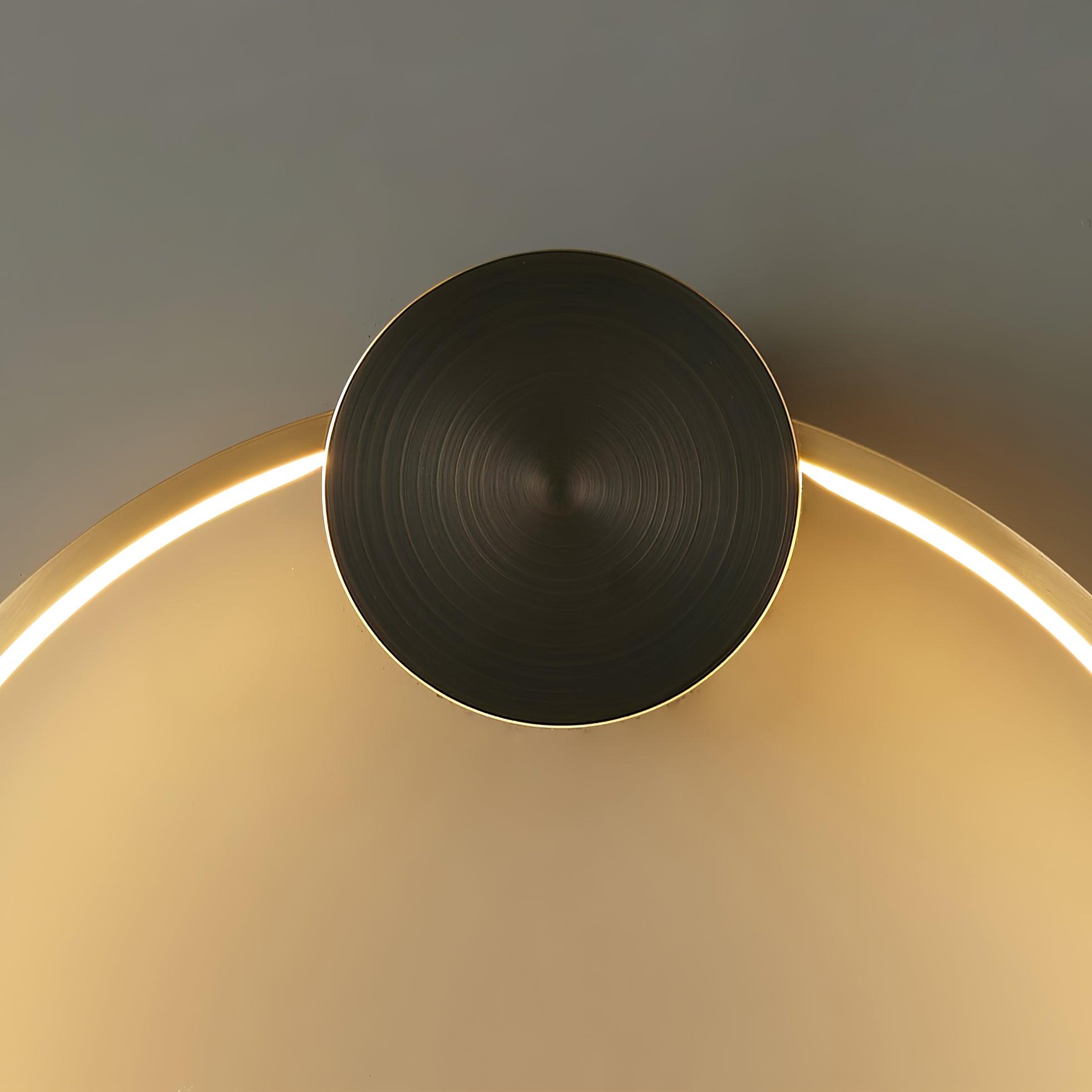 Maisie Wall Light Modern Minimalist Ring Shaped LED Brass - Letslighting