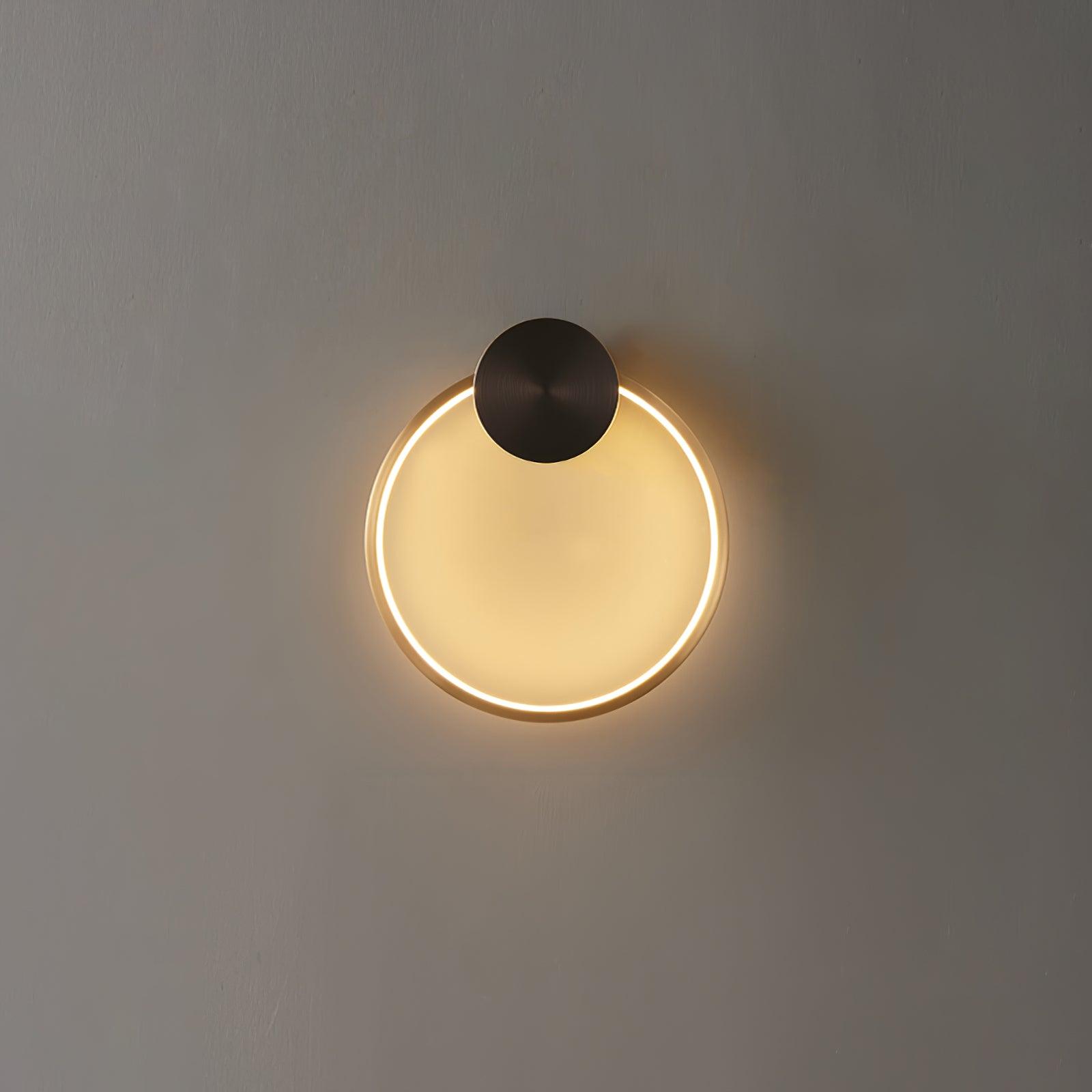 Maisie Wall Light Modern Minimalist Ring Shaped LED Brass - Letslighting