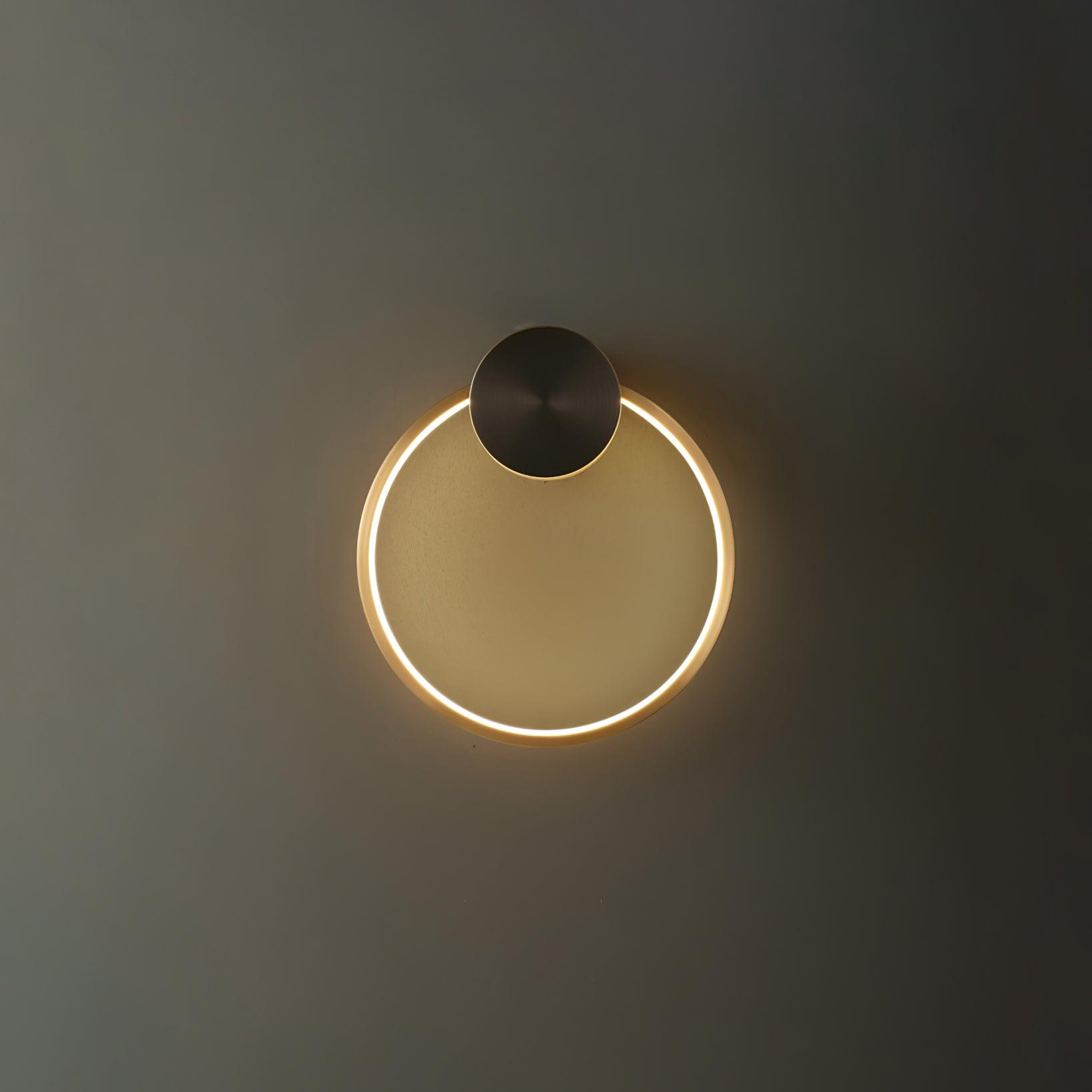 Maisie Wall Light Modern Minimalist Ring Shaped LED Brass - Letslighting