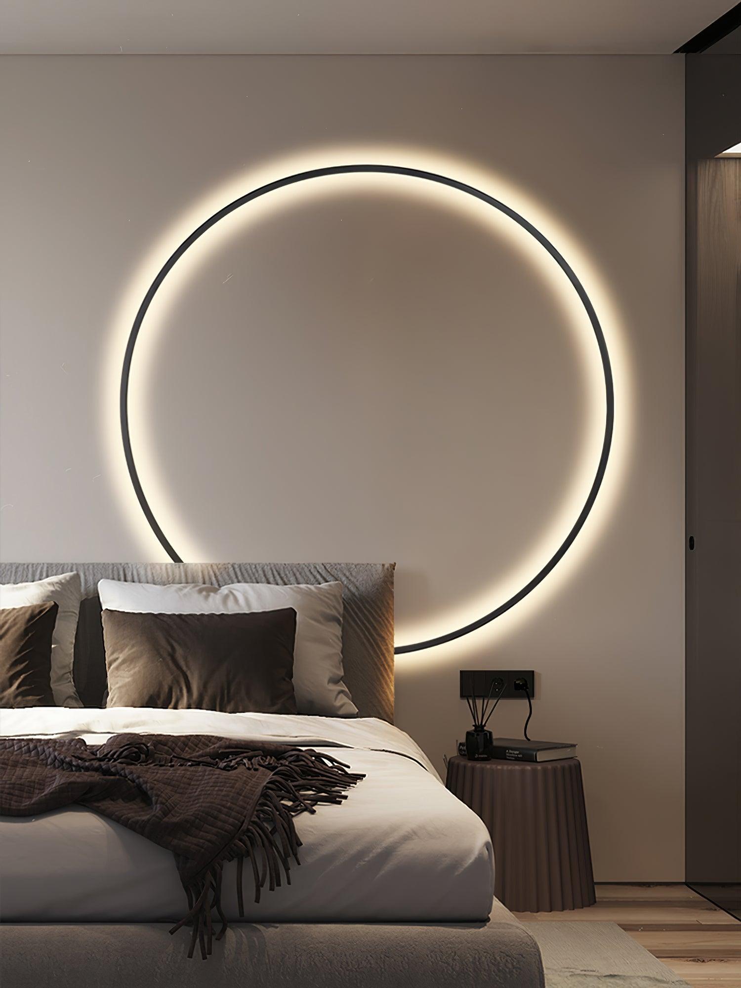 Maisie Wall Light Modern Minimalist Ring Shaped LED Brass - Letslighting